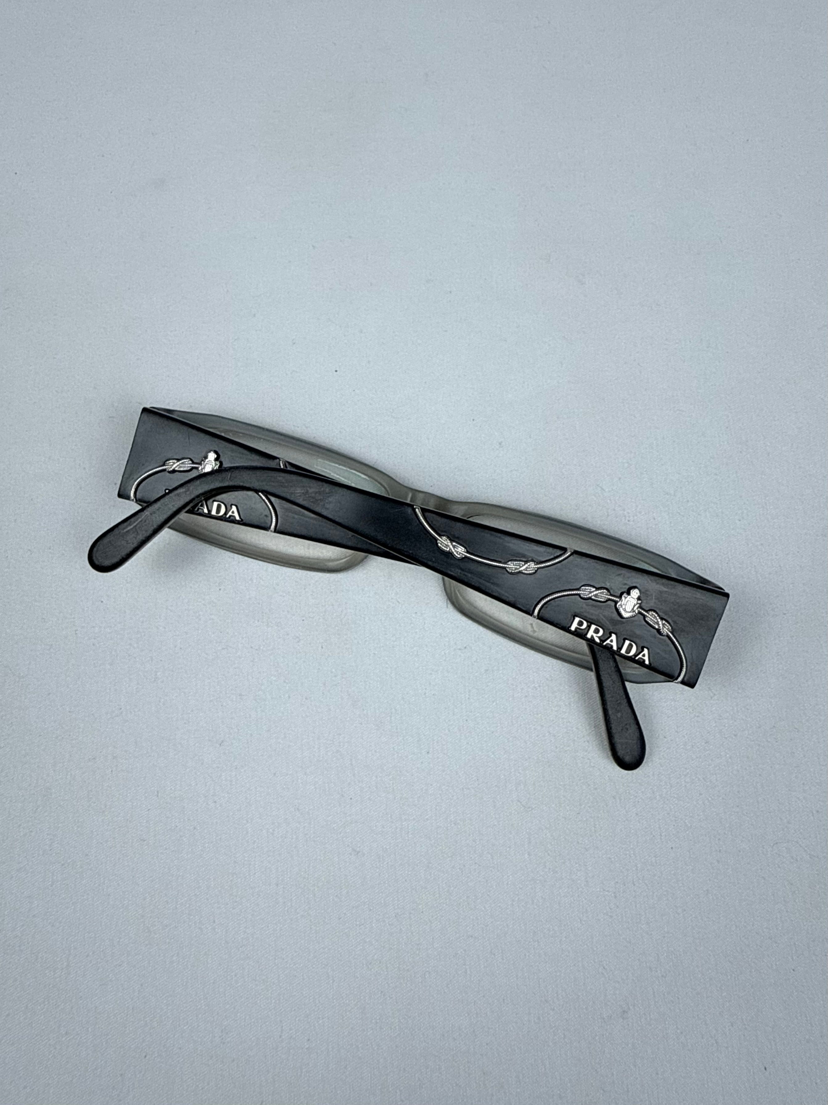 Black office square glasses (with prescription)