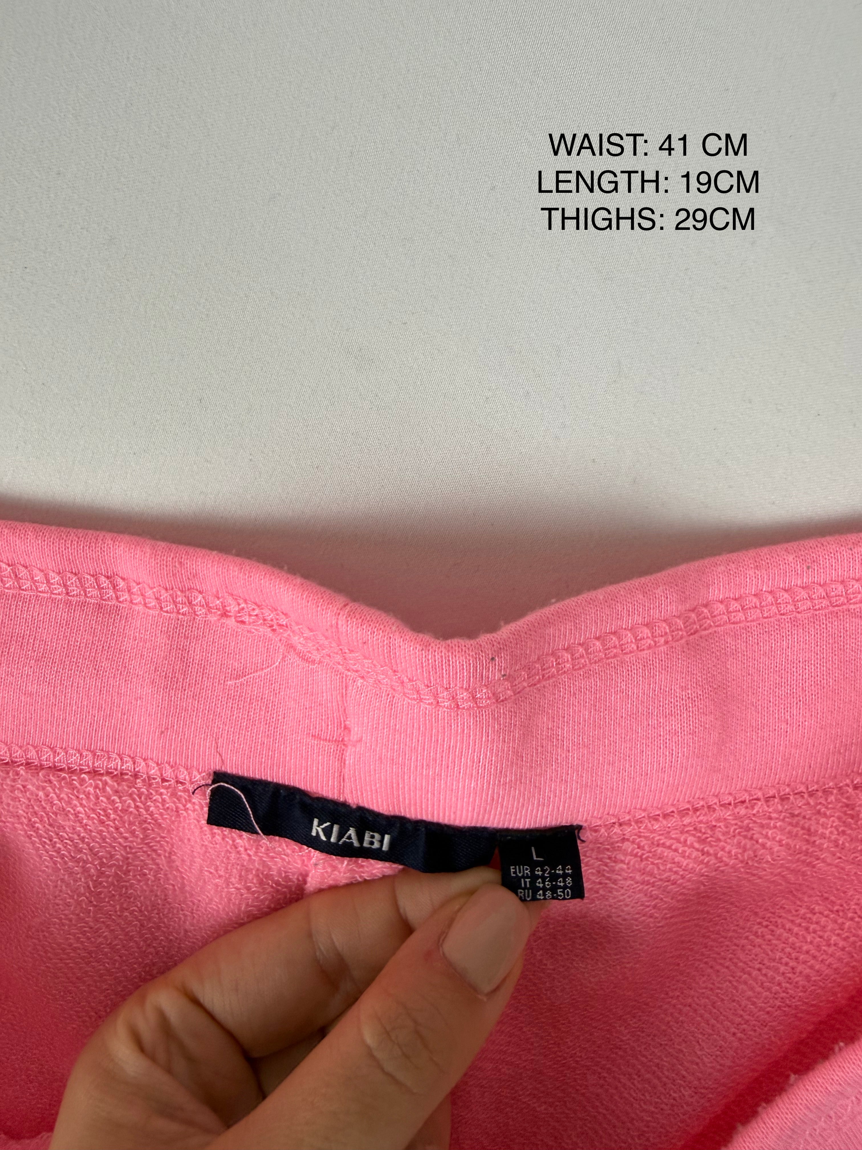 Pink cotton mini short (XL)