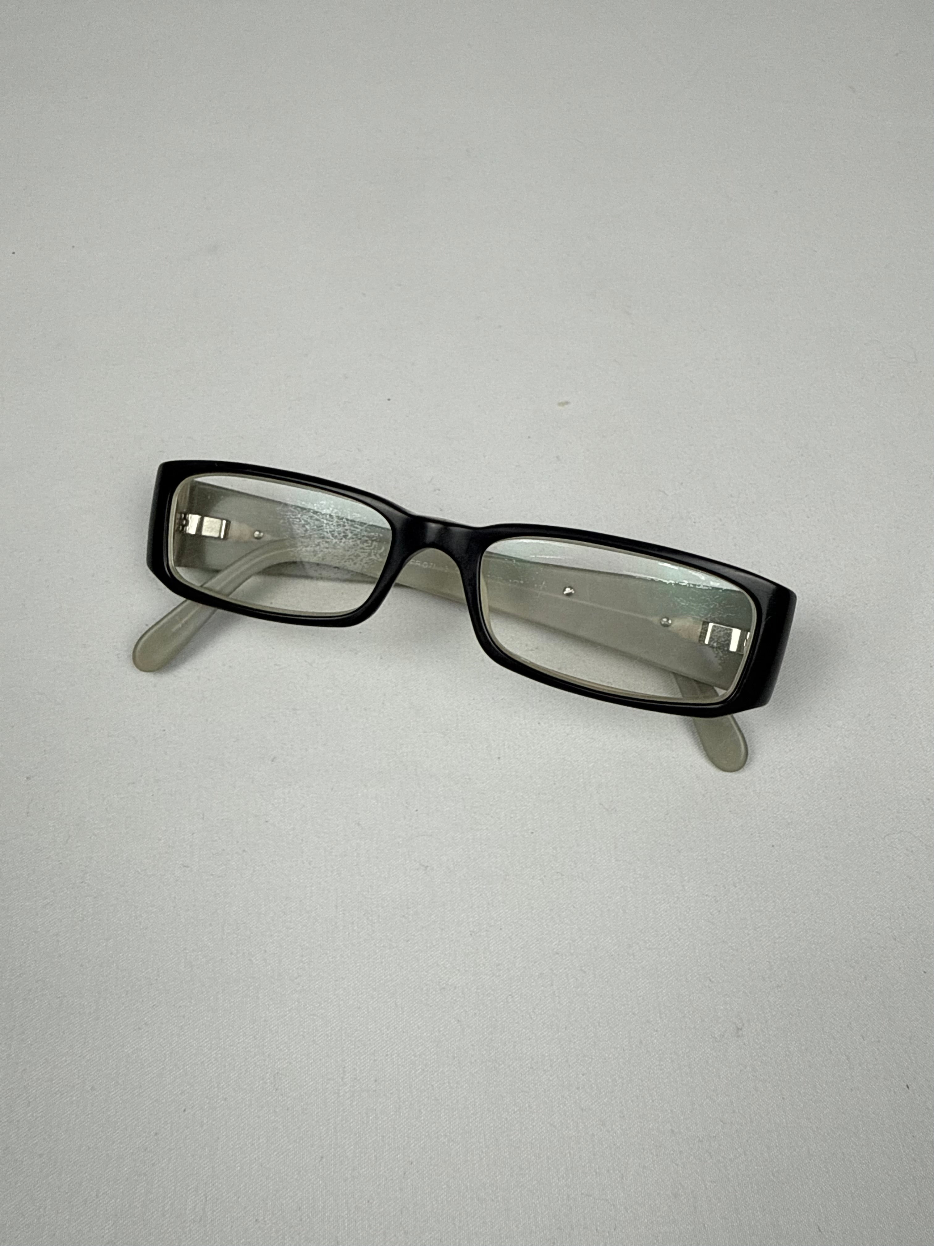 Black office square glasses (with prescription)