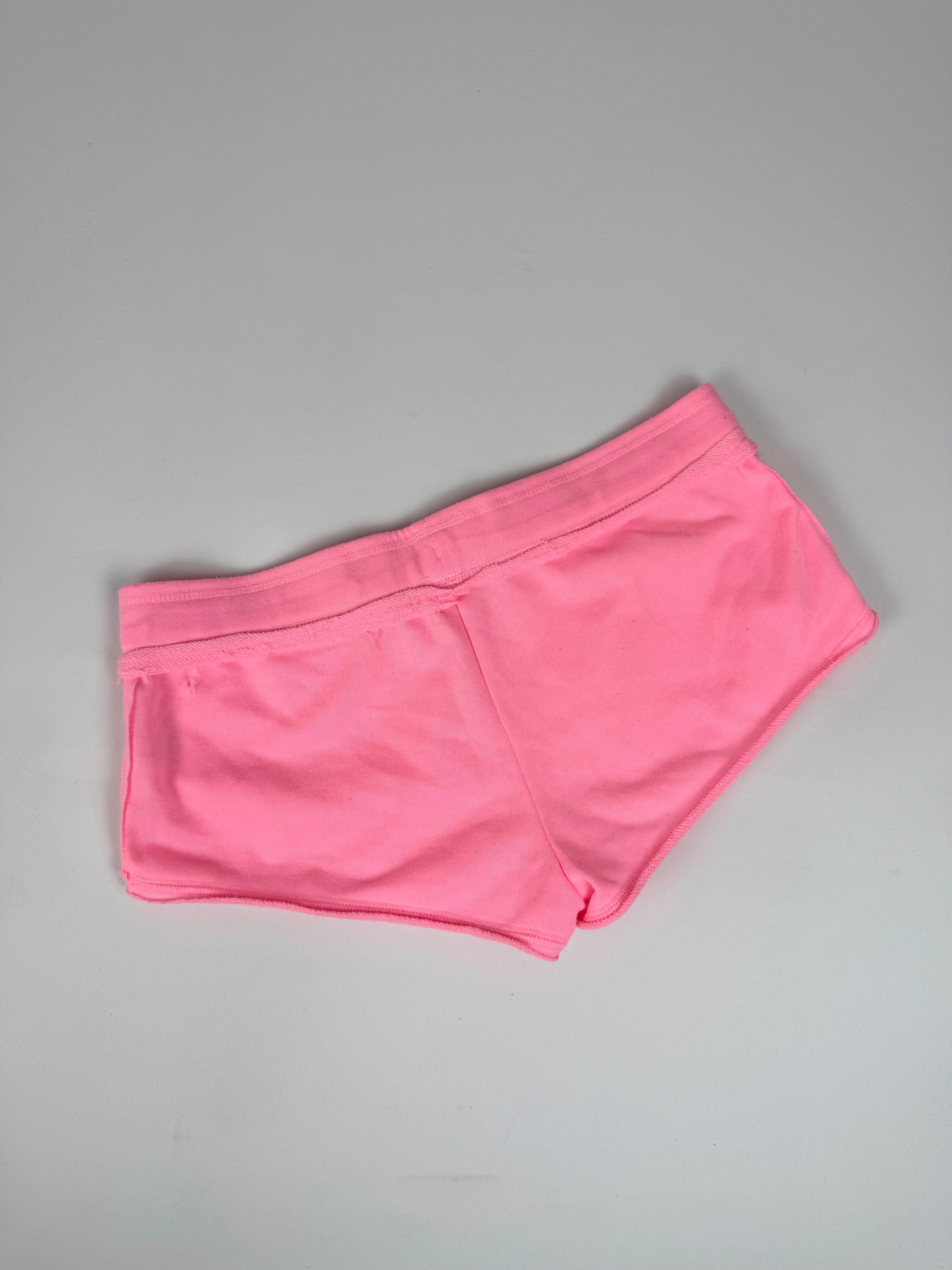 Pink cotton mini short (XL)