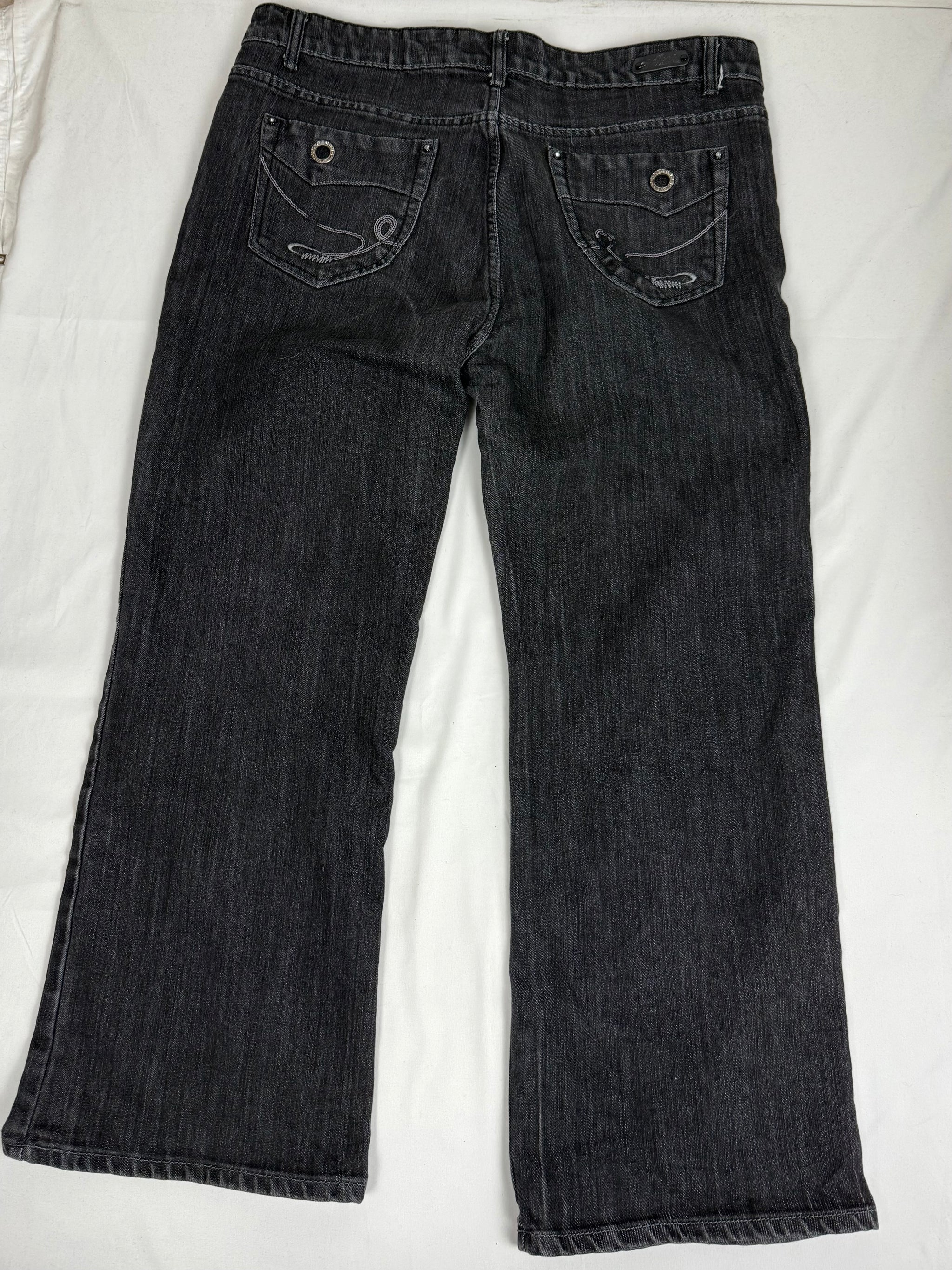 Grey low rise baggy pants (3XL)