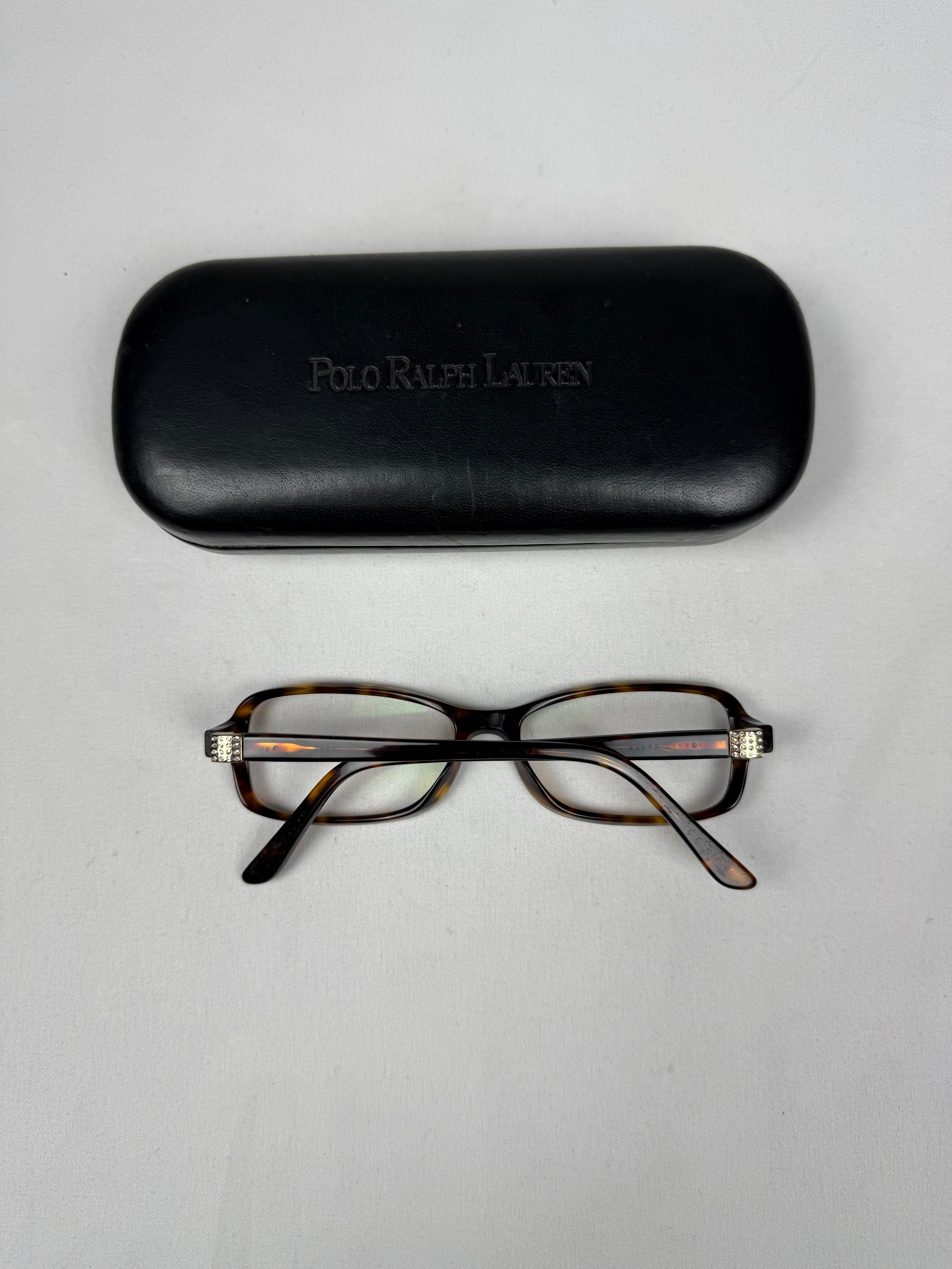 Brown square office glasses (with prescription)