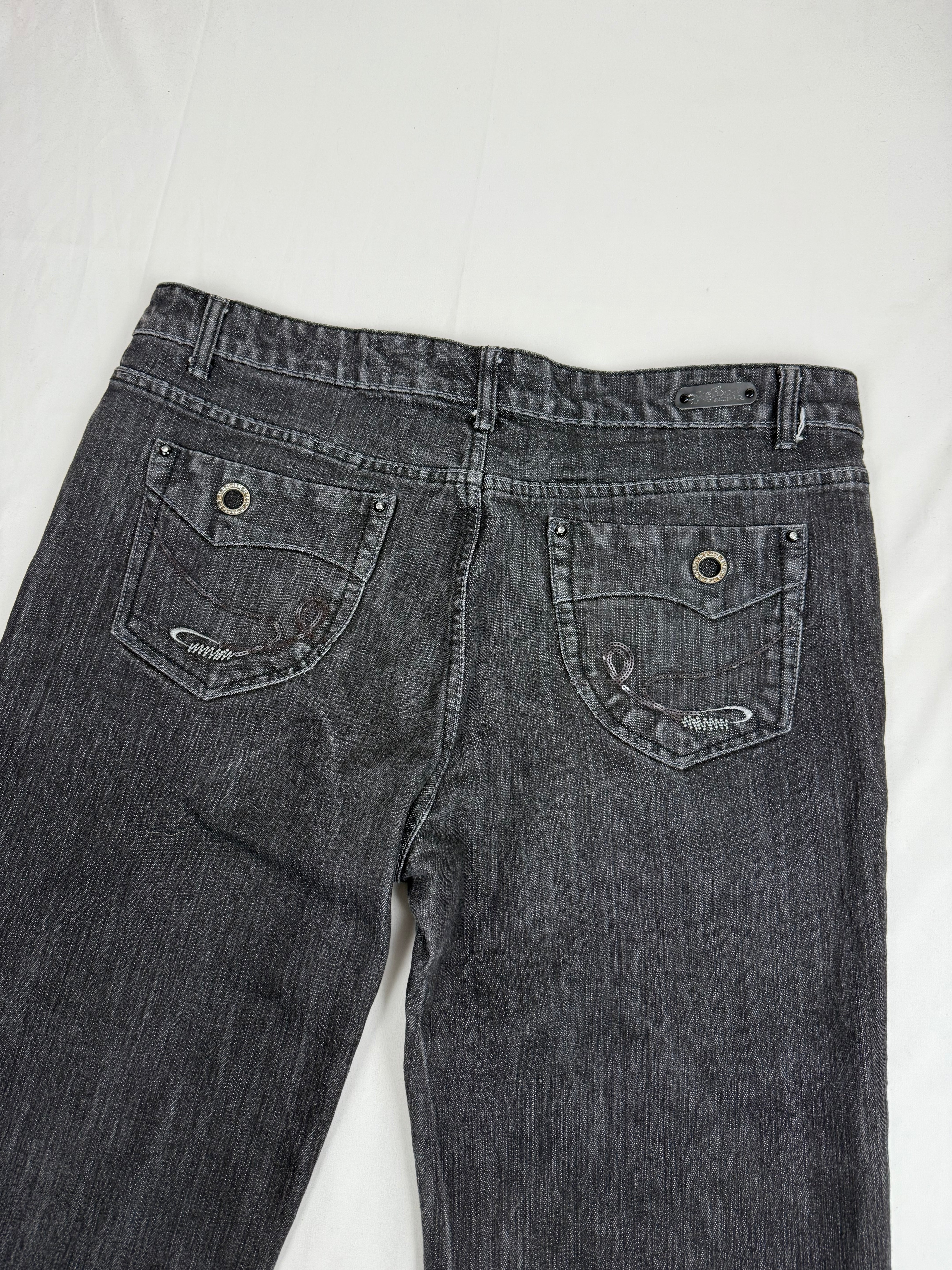 Grey low rise baggy pants (3XL)