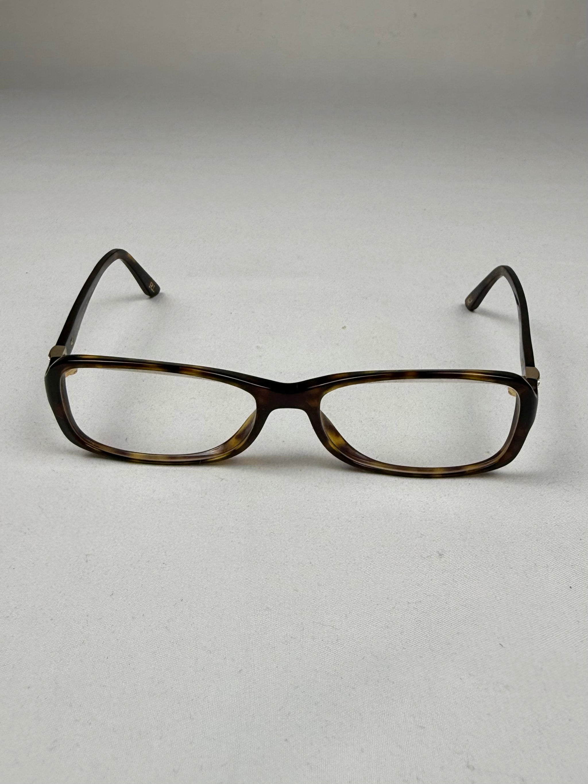 Brown square office glasses (with prescription)