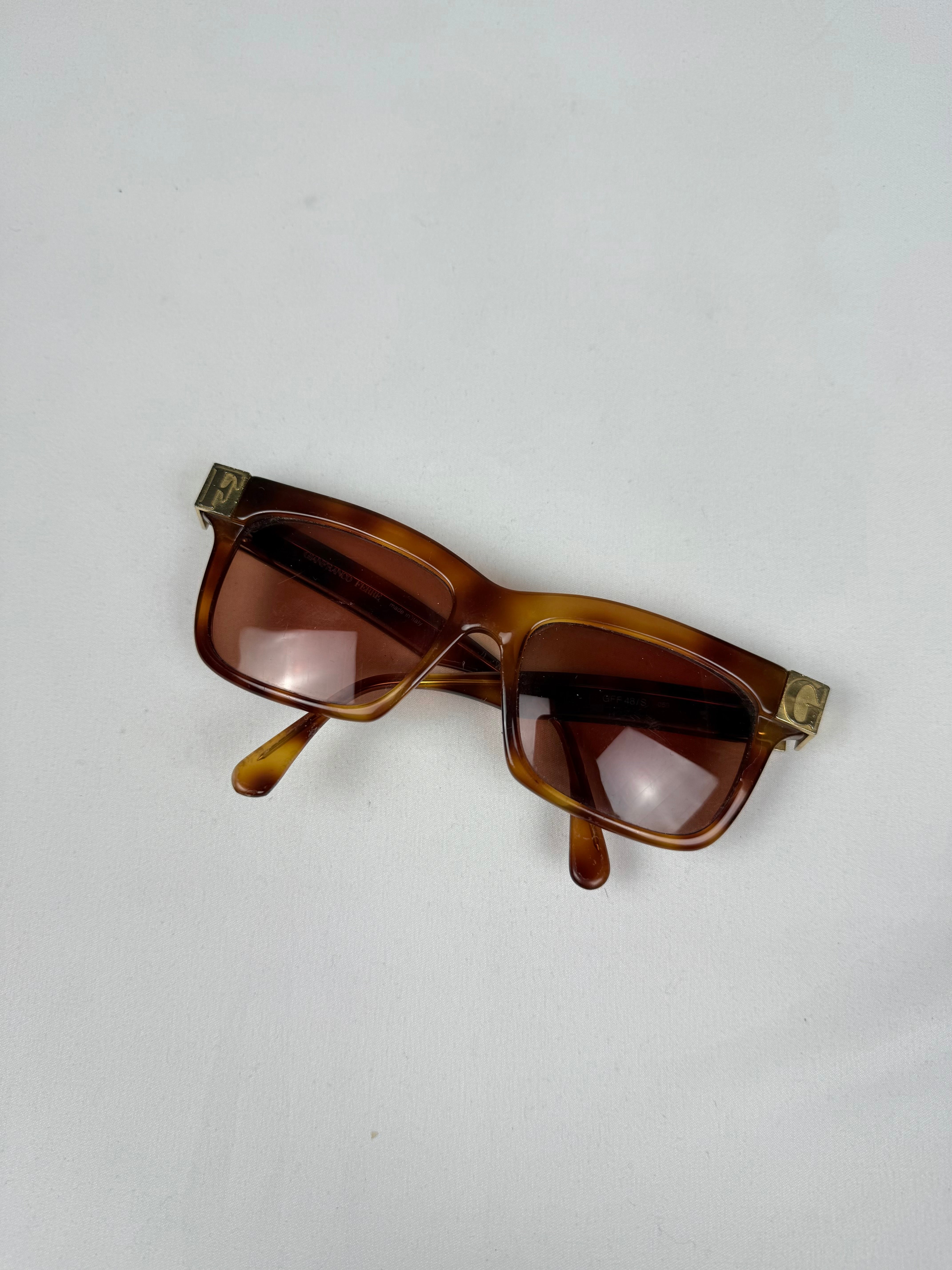Brown & gold sunglasses