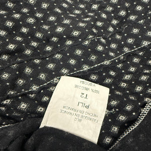 Black V neck long sleeves top (S/M)