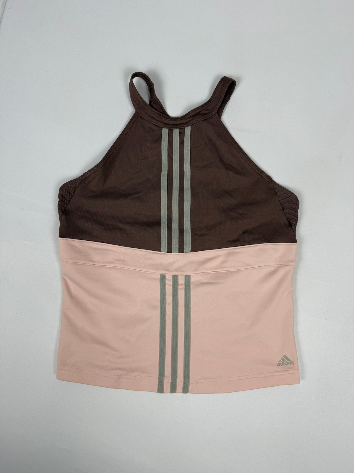 Pink activewear stretchy tank top (L)