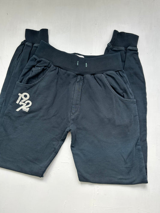Navy 100% cotton low rise joggers pants (S)
