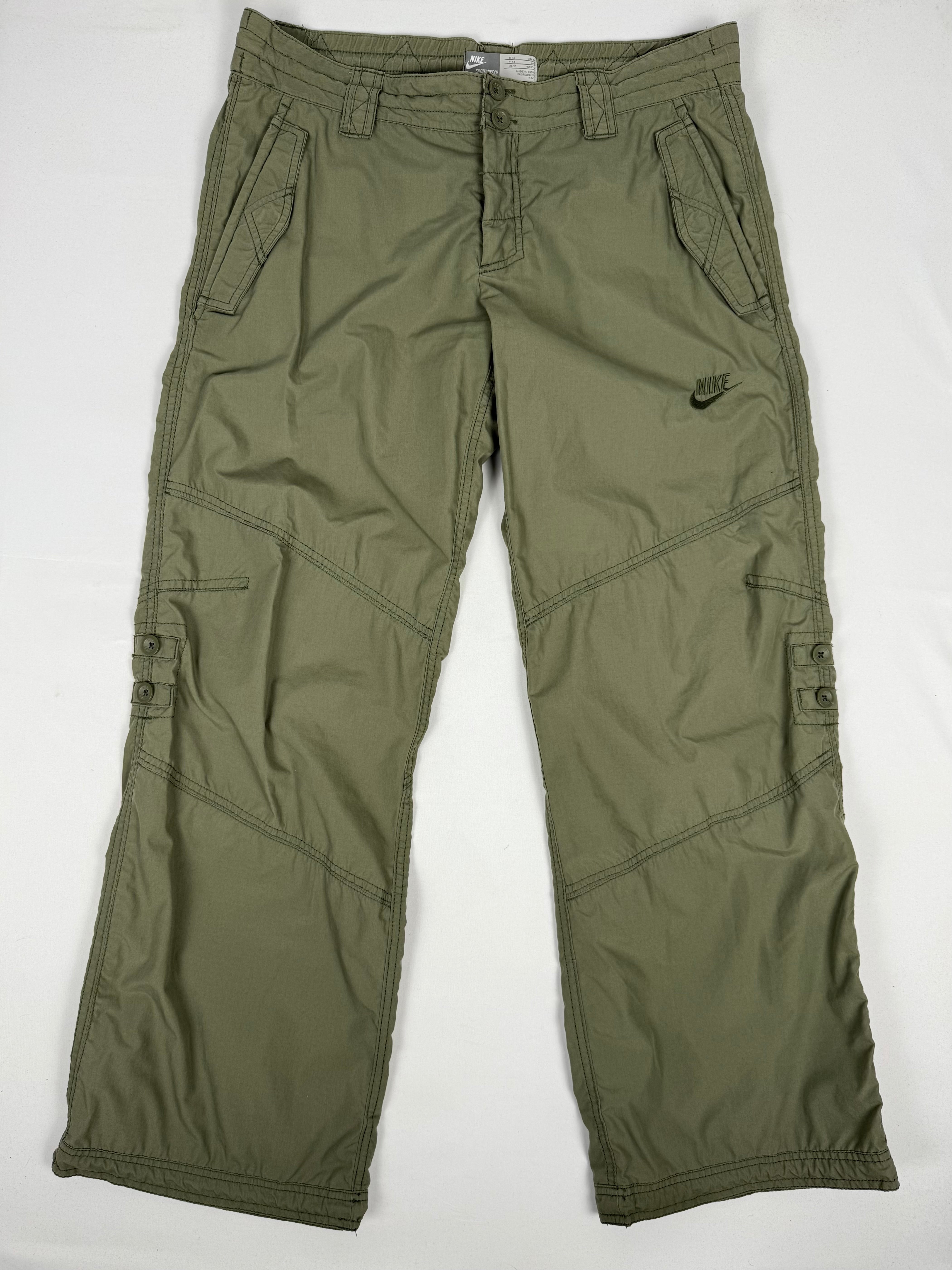 Khaki low rise baggy pants (XL)