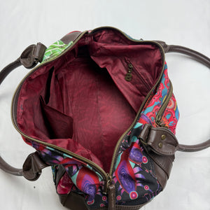 Pink graphic shoulder bag