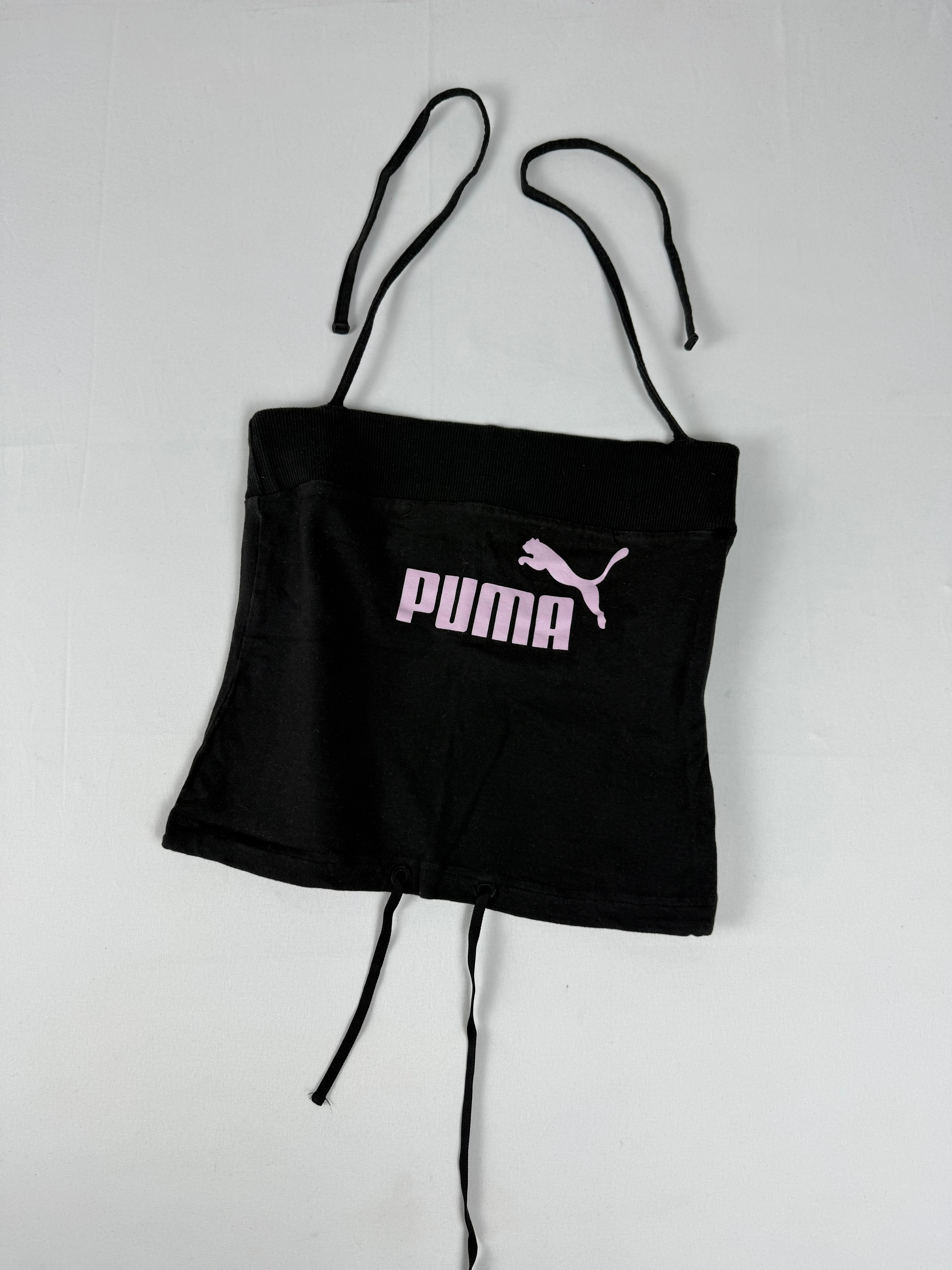 Black activewear halter top (XS/S)