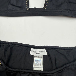 Black low waisted bikini set (L)