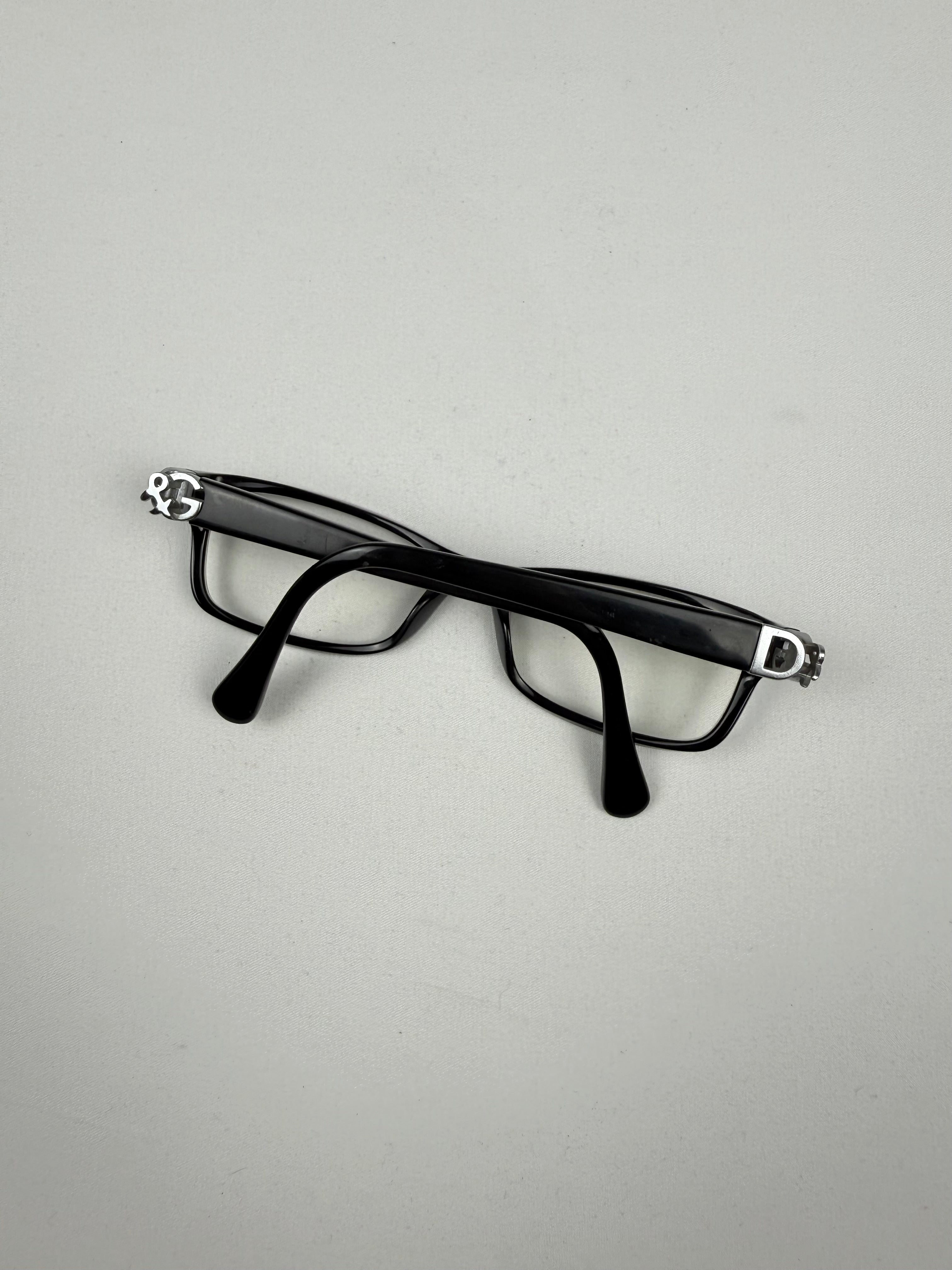 Black square office glasses (with prescription)