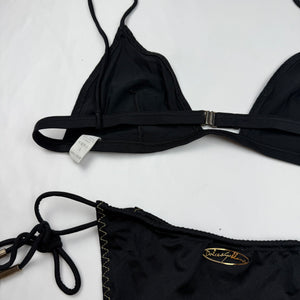 Black low waisted bikini set (L)