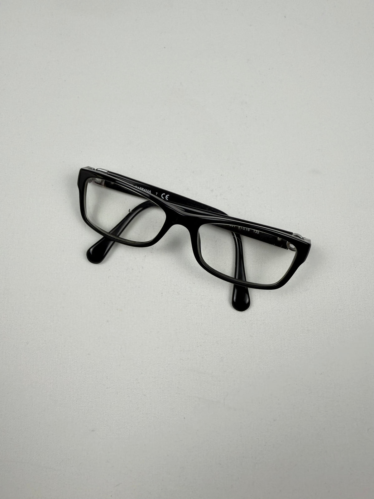Black square office glasses (with prescription)