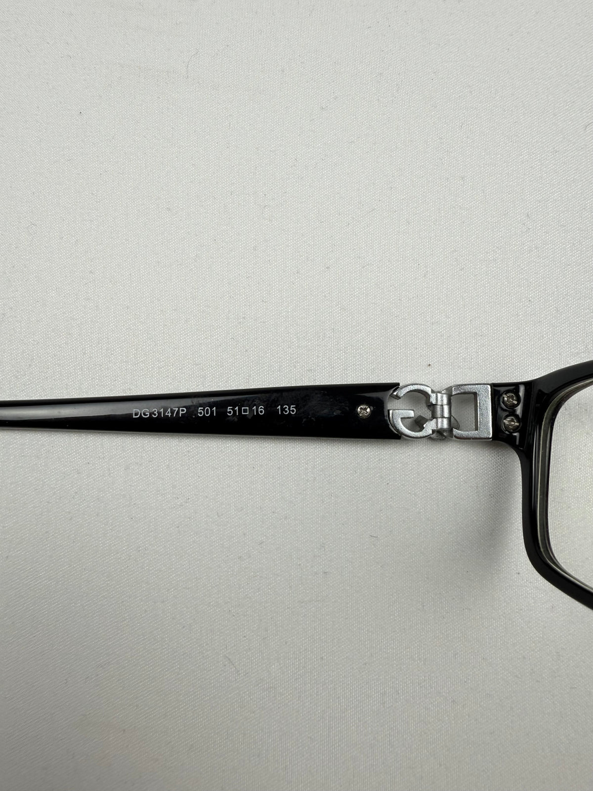 Black square office glasses (with prescription)