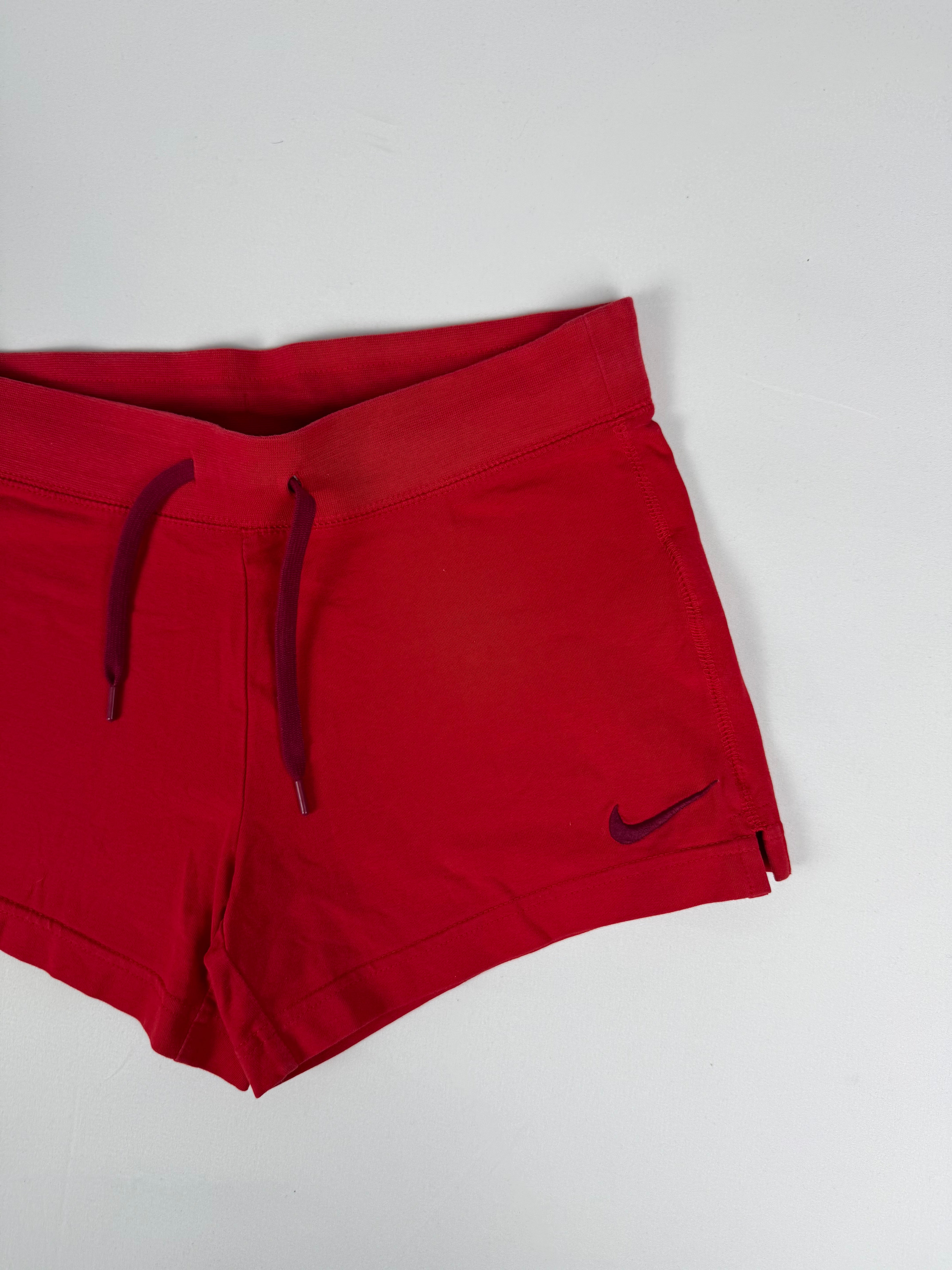 Red cotton mini short (XS)