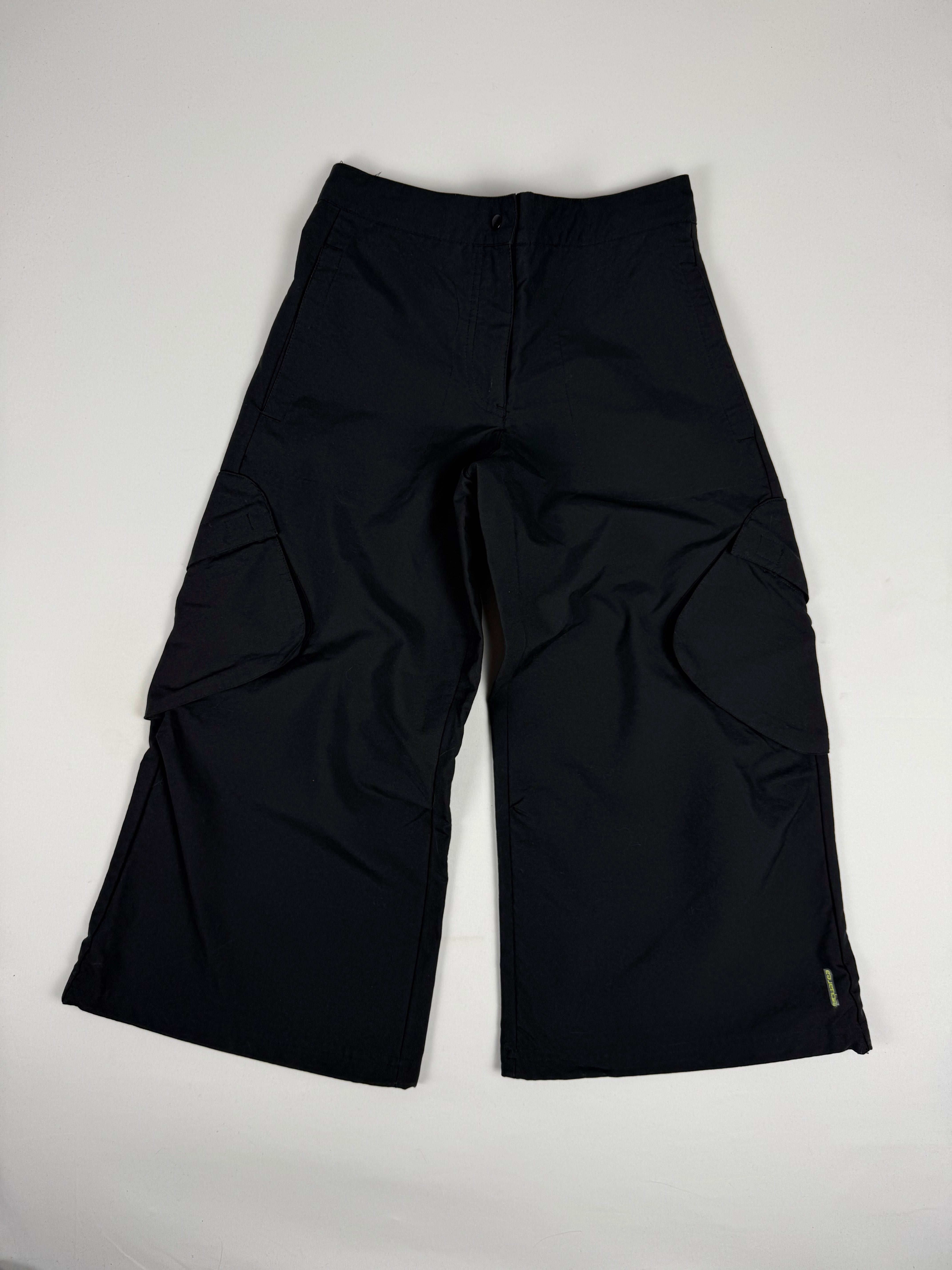 Black baggy capri pants (S)