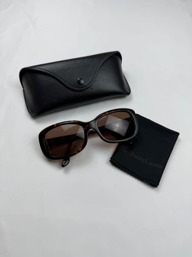 Black 2000s logo sunglasses