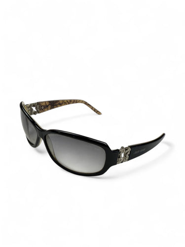 Black 2000s logo sunglasses