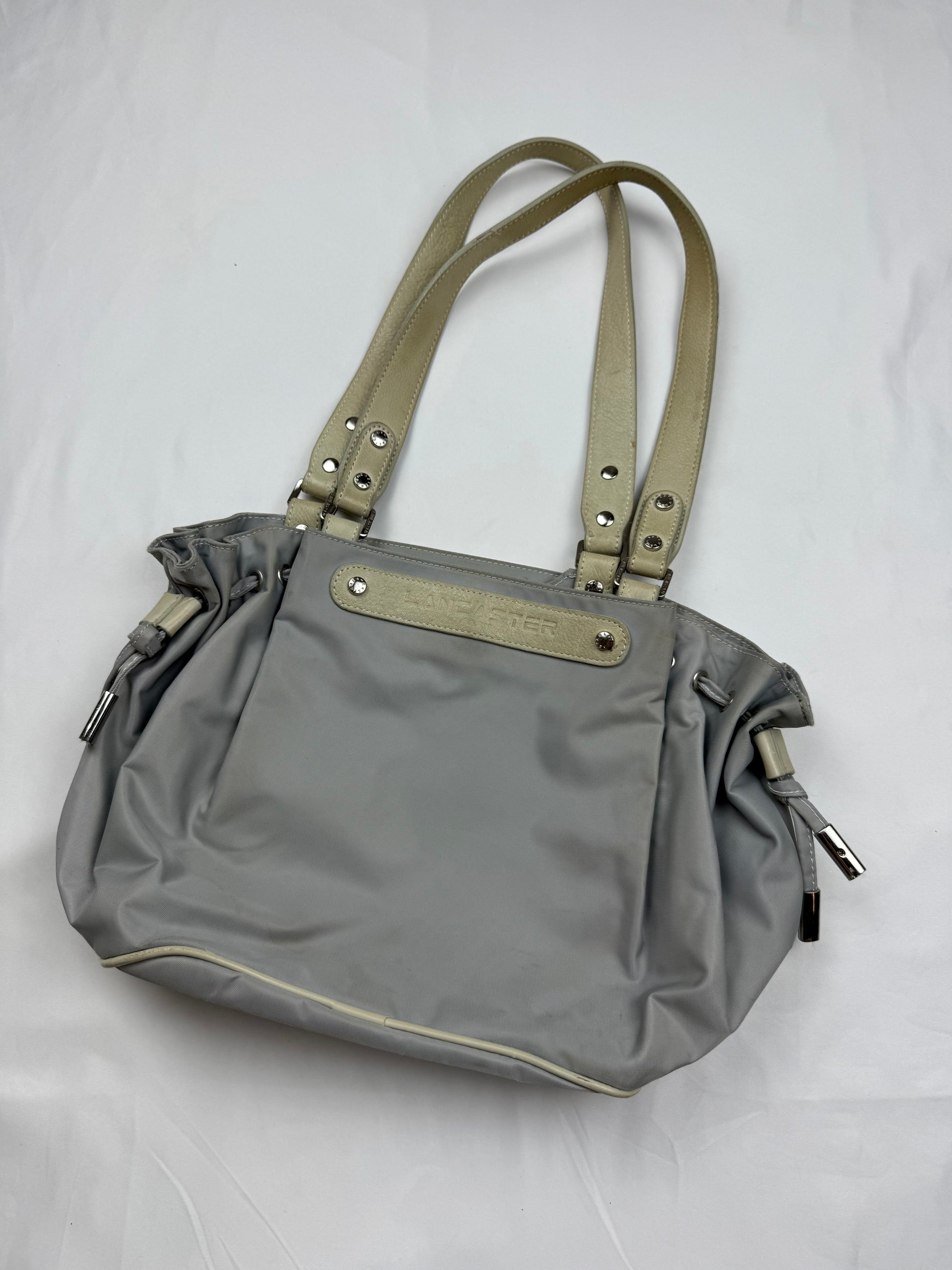 Grey shoulder bag
