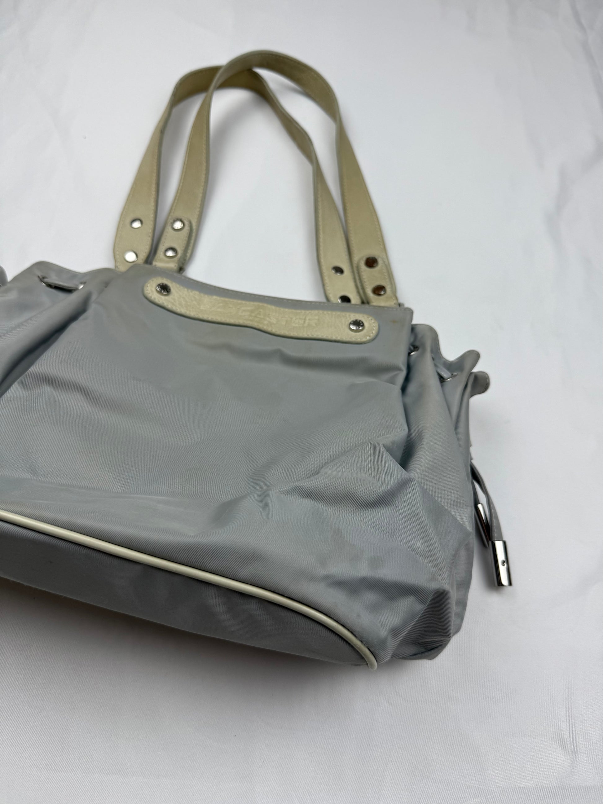 Grey shoulder bag
