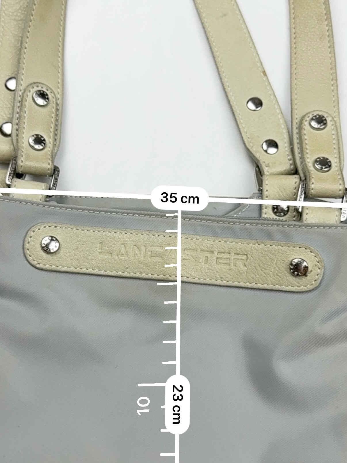 Grey shoulder bag