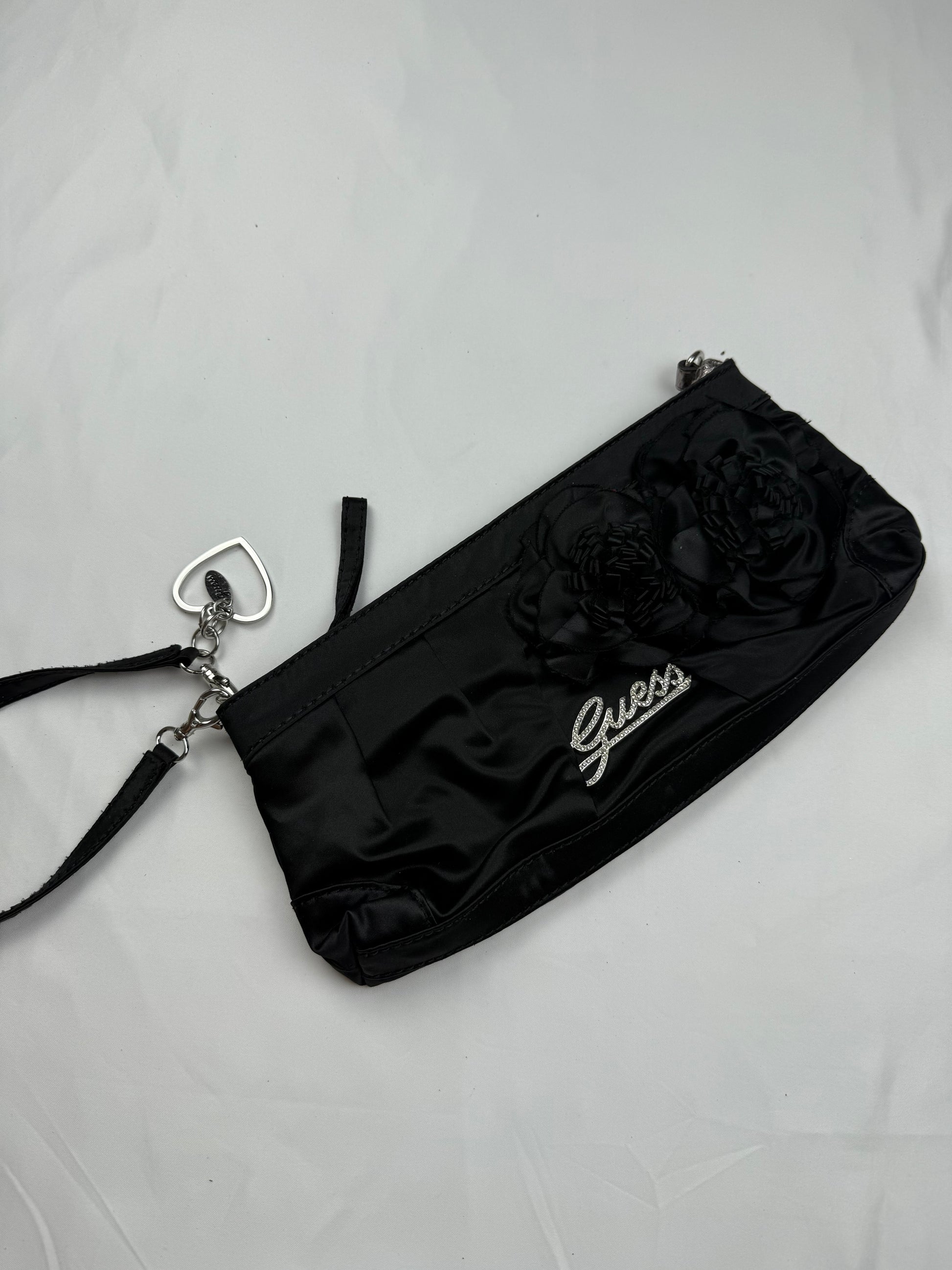 Black night out pochette shoulder bag (26x13 cm)