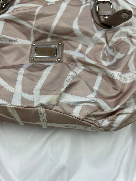 Beige besace shoulder bag