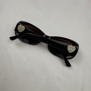 Brown 2000s sunglasses