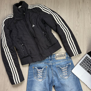 Black puffer jacket (M)