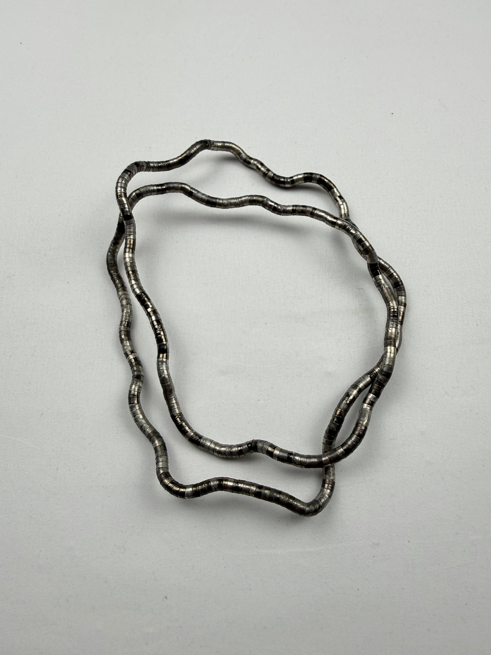 Silver inox bendable necklace