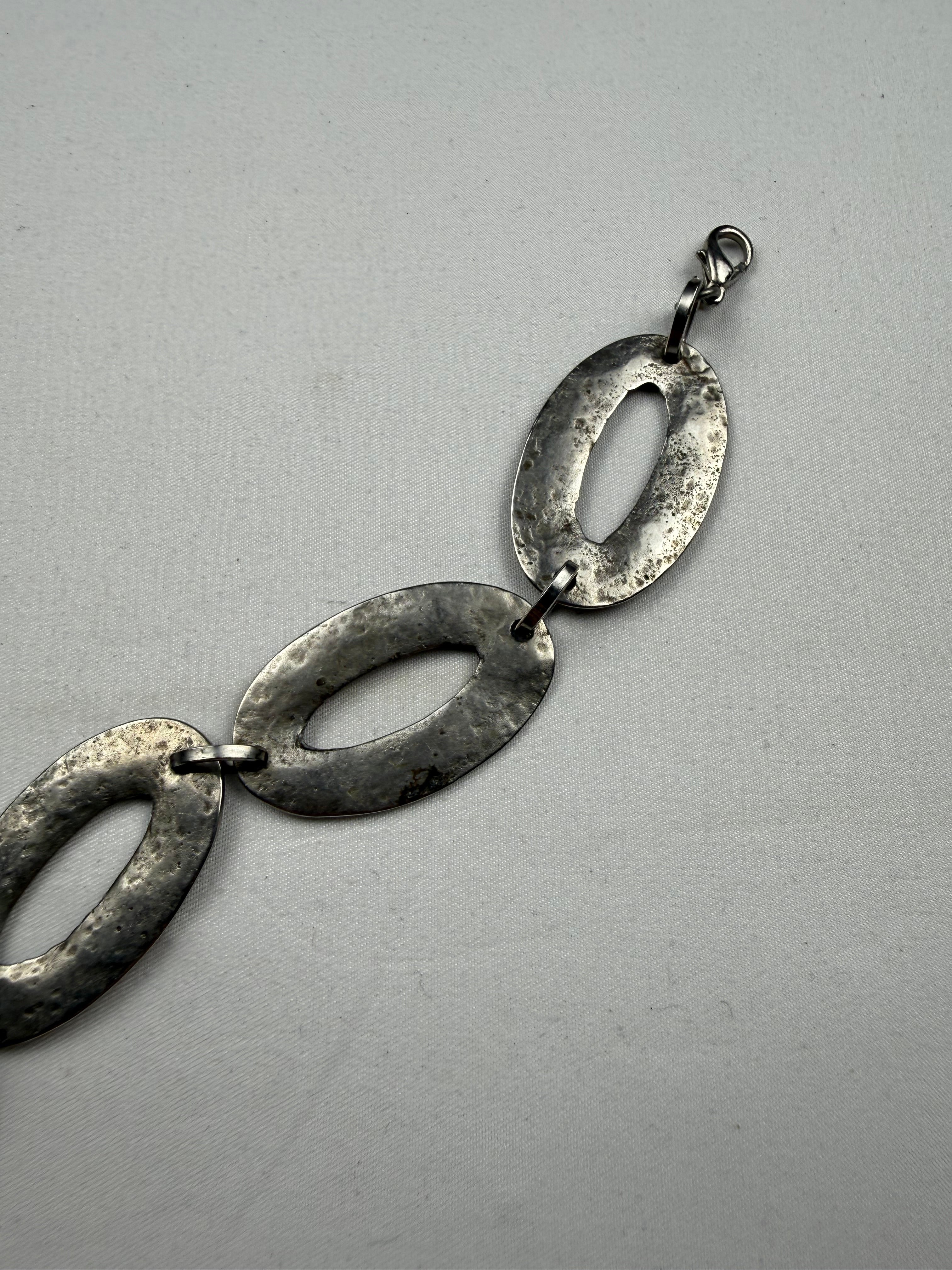 Silver inox bracelet