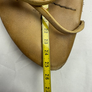 Beige real leather wedge heels (39.5)