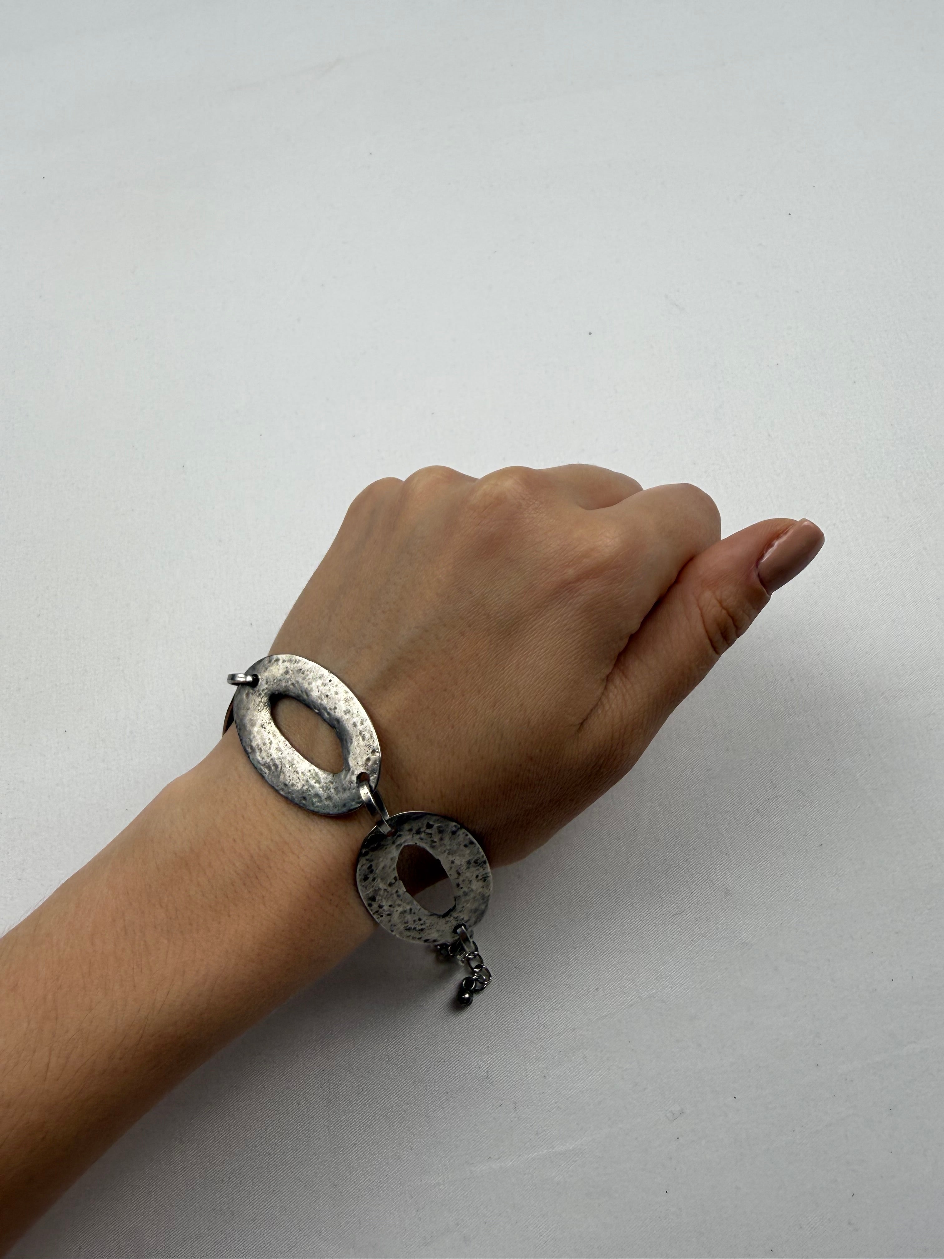 Silver inox bracelet