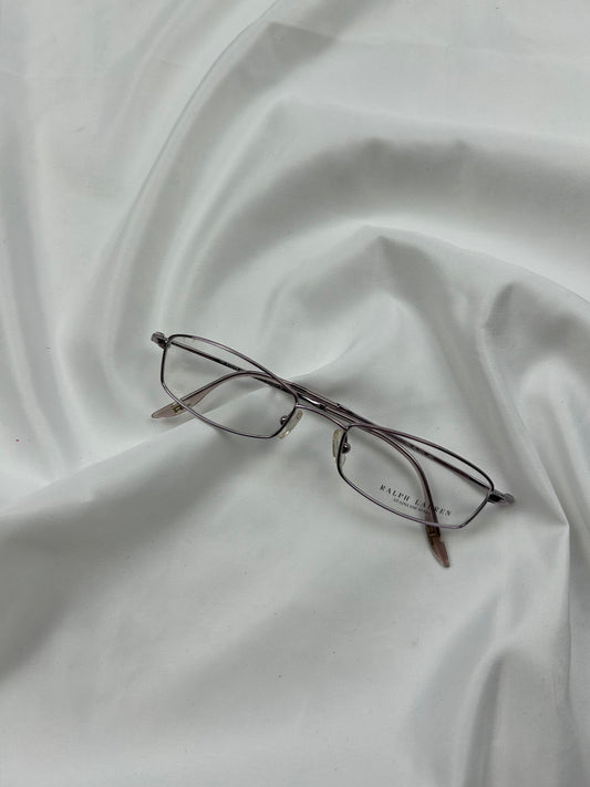 Y2k pink office siren glasses (no prescription)