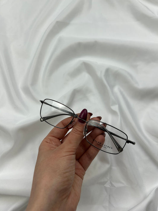 Y2k black office siren glasses (no prescription)