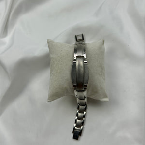 Vintage silver  inox bracelet jewelry watch