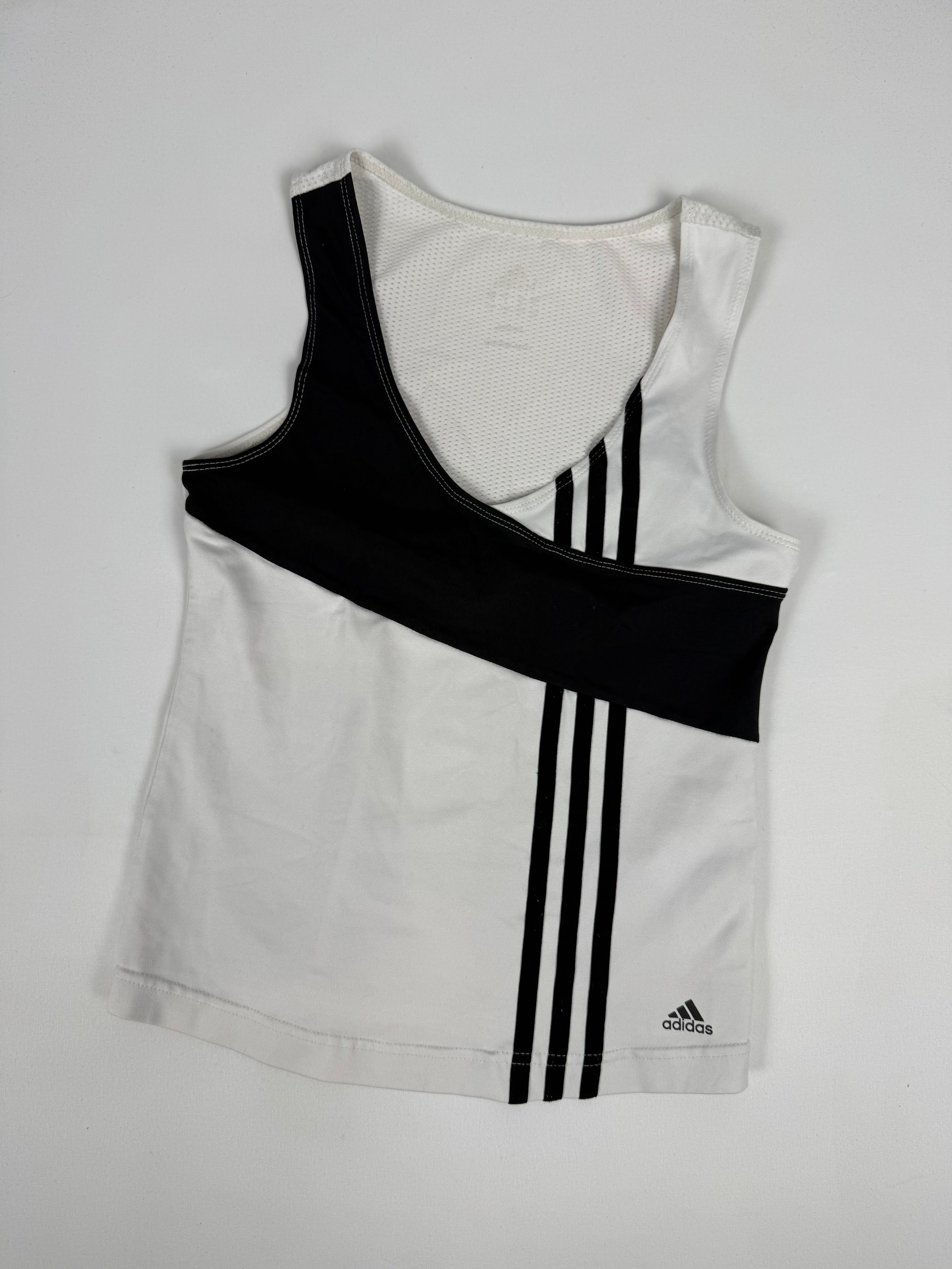 Black & white activewear tank top (S)