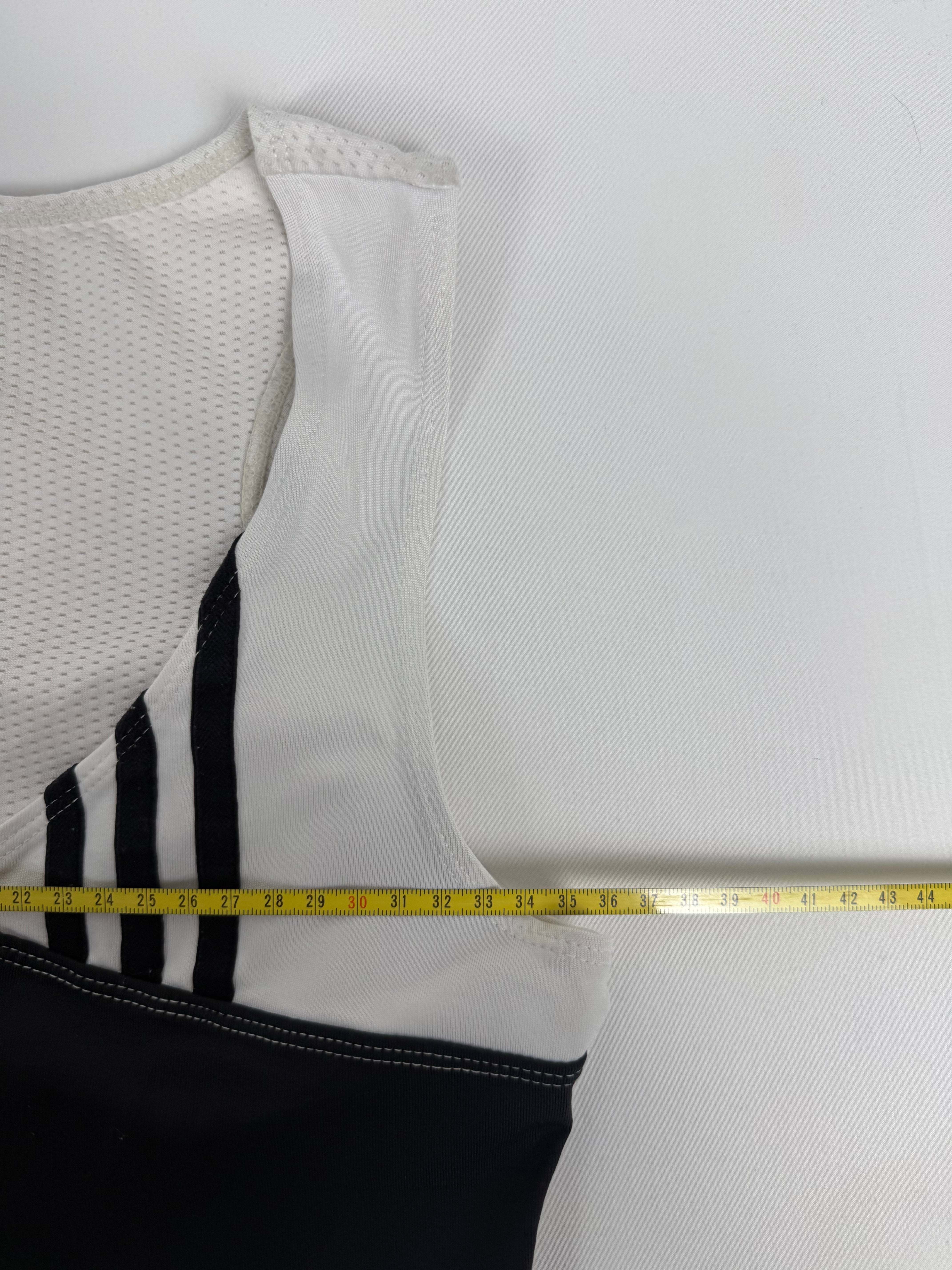 Black & white activewear tank top (S)