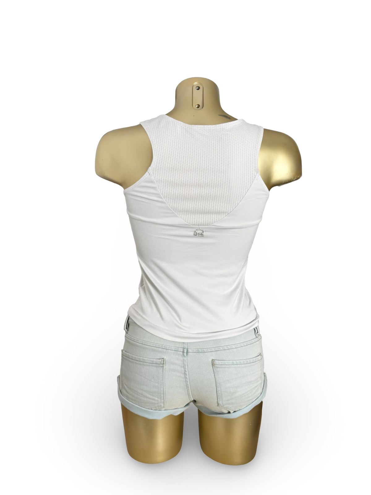Black & white activewear tank top (S)
