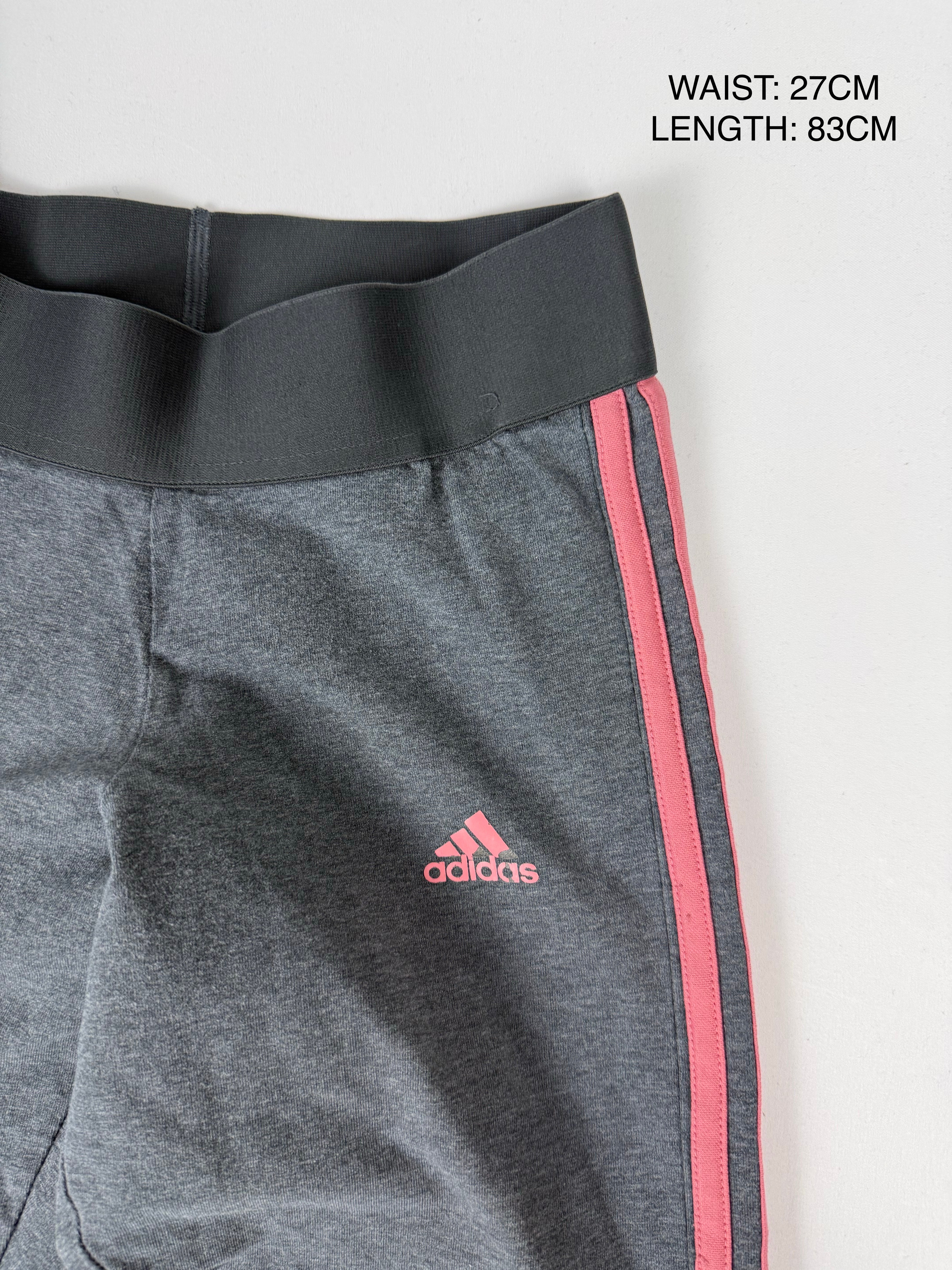 Grey cotton activewear capri pants (XS)