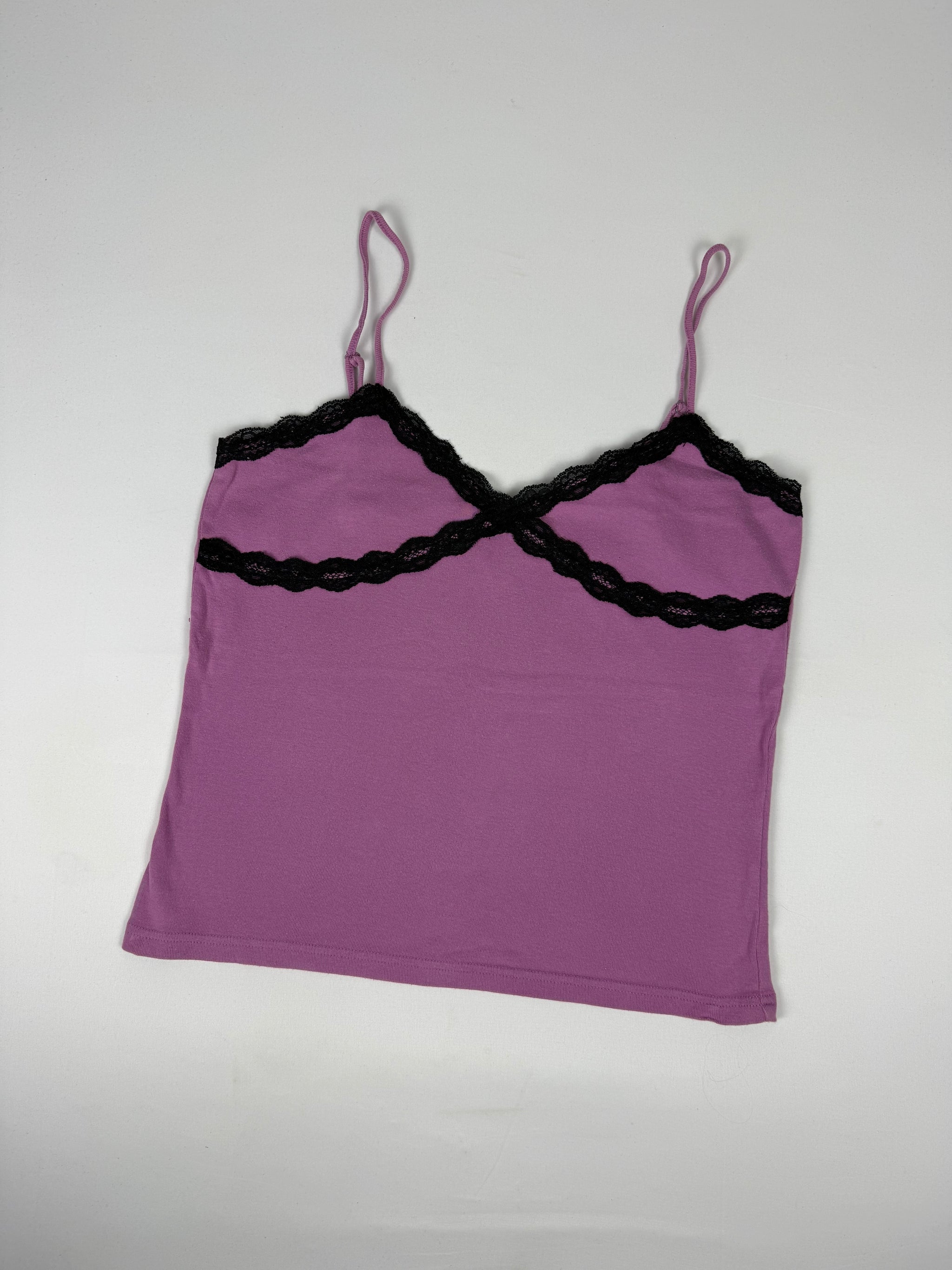 Pink cotton cami top (L)