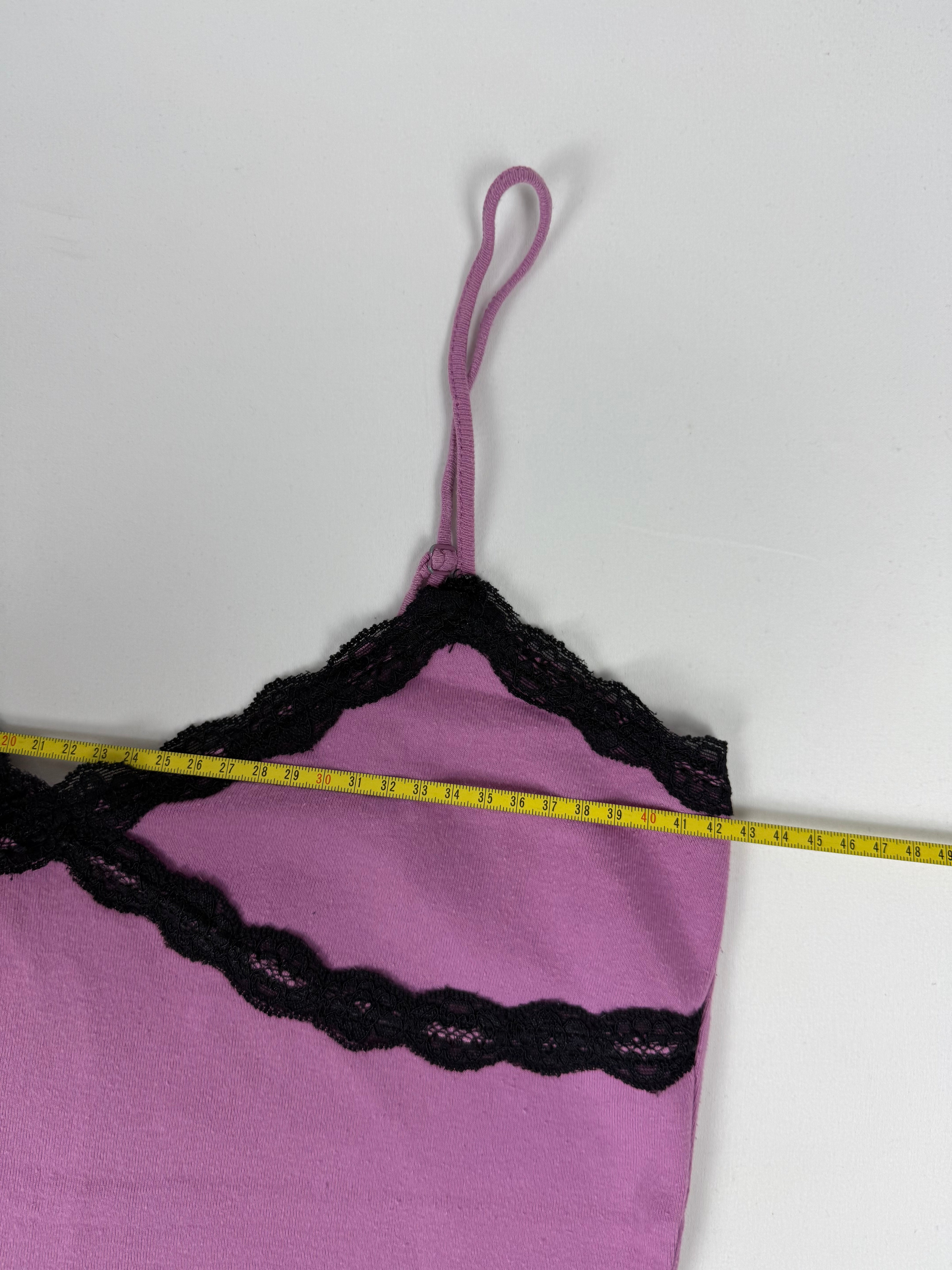 Pink cotton cami top (L)