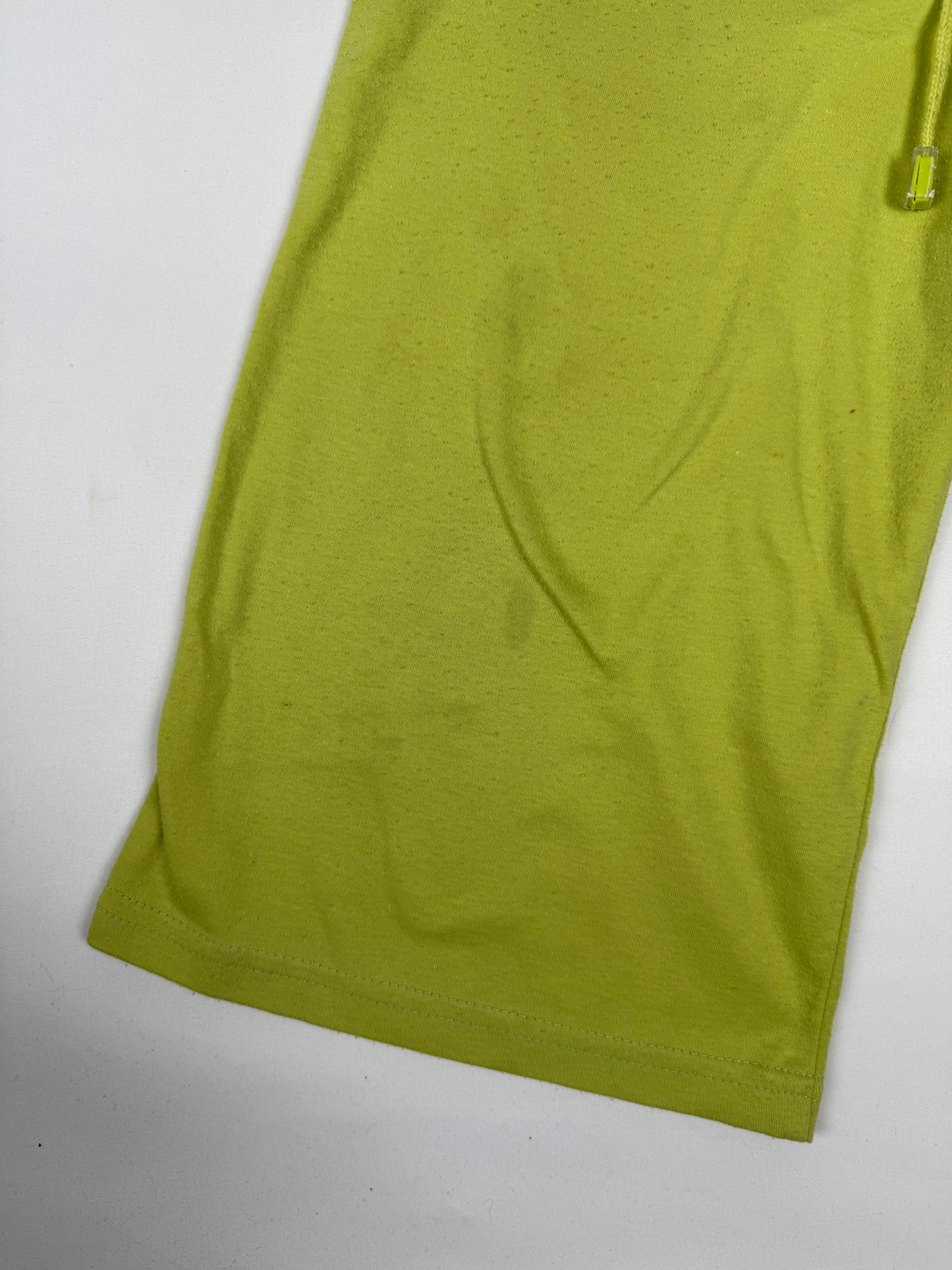 Green activewear capri pants + top set (M)