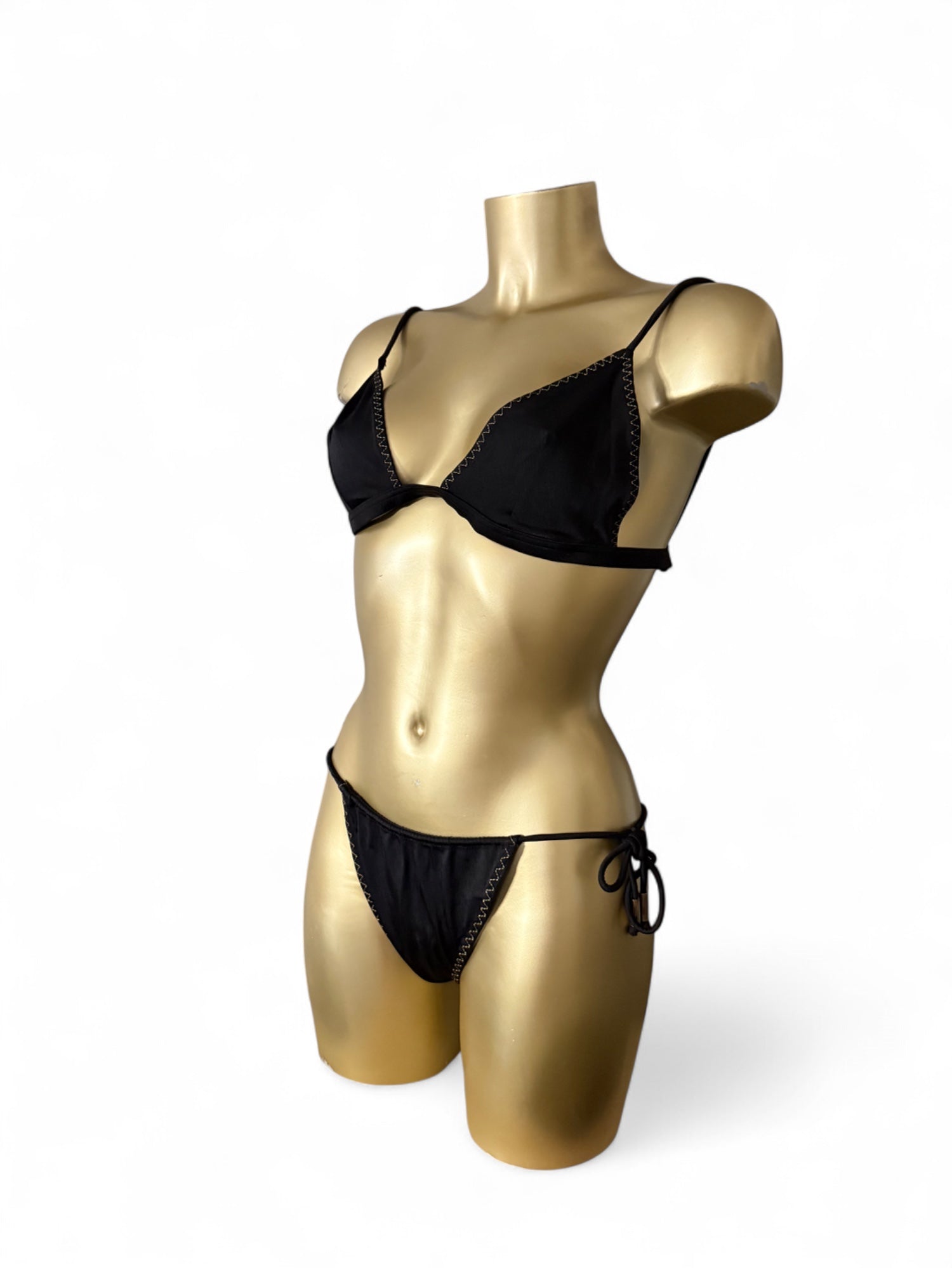 Black low waisted bikini set (L)