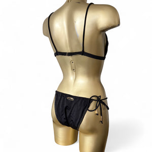 Black low waisted bikini set (L)