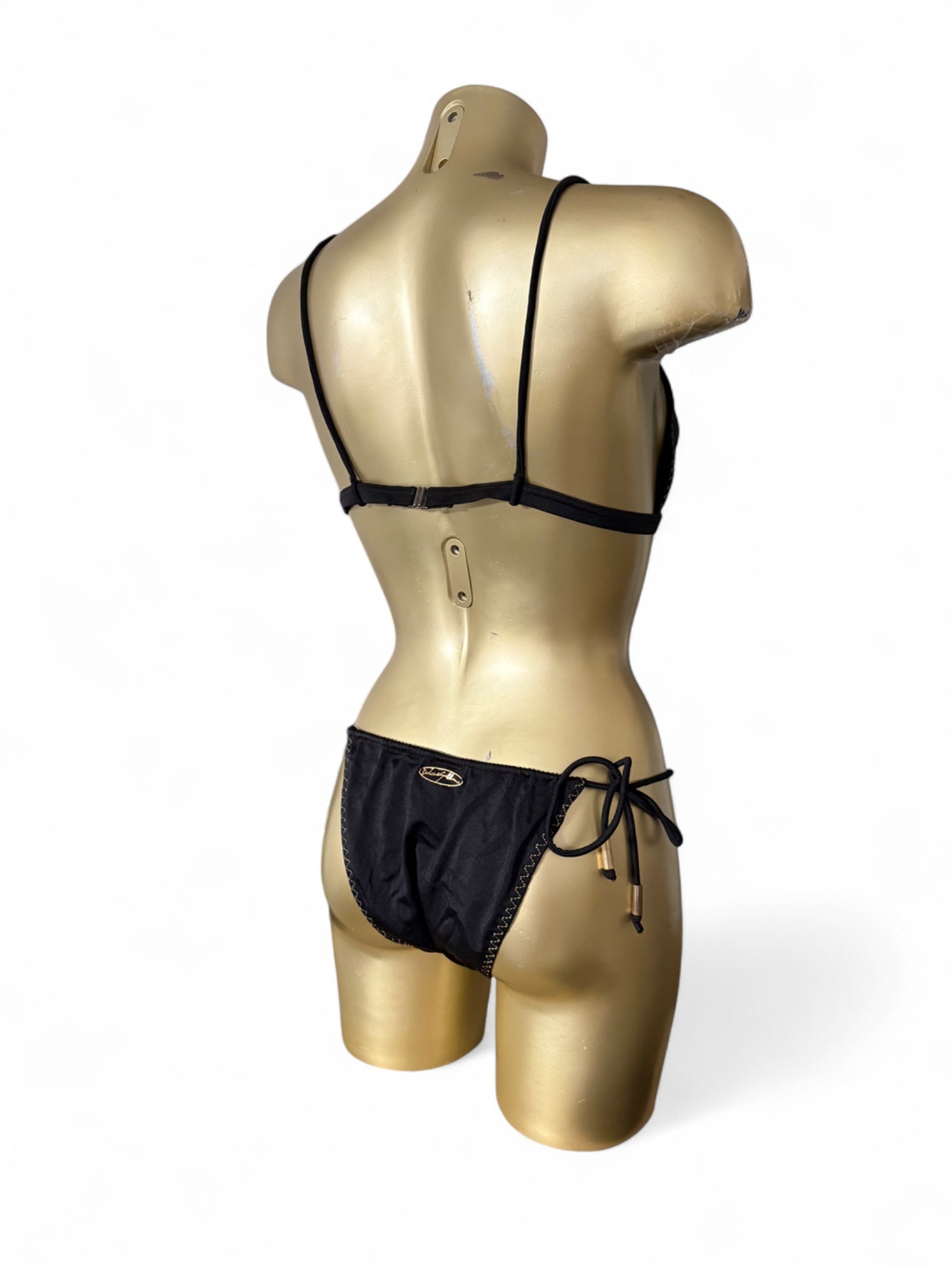 Black low waisted bikini set (L)