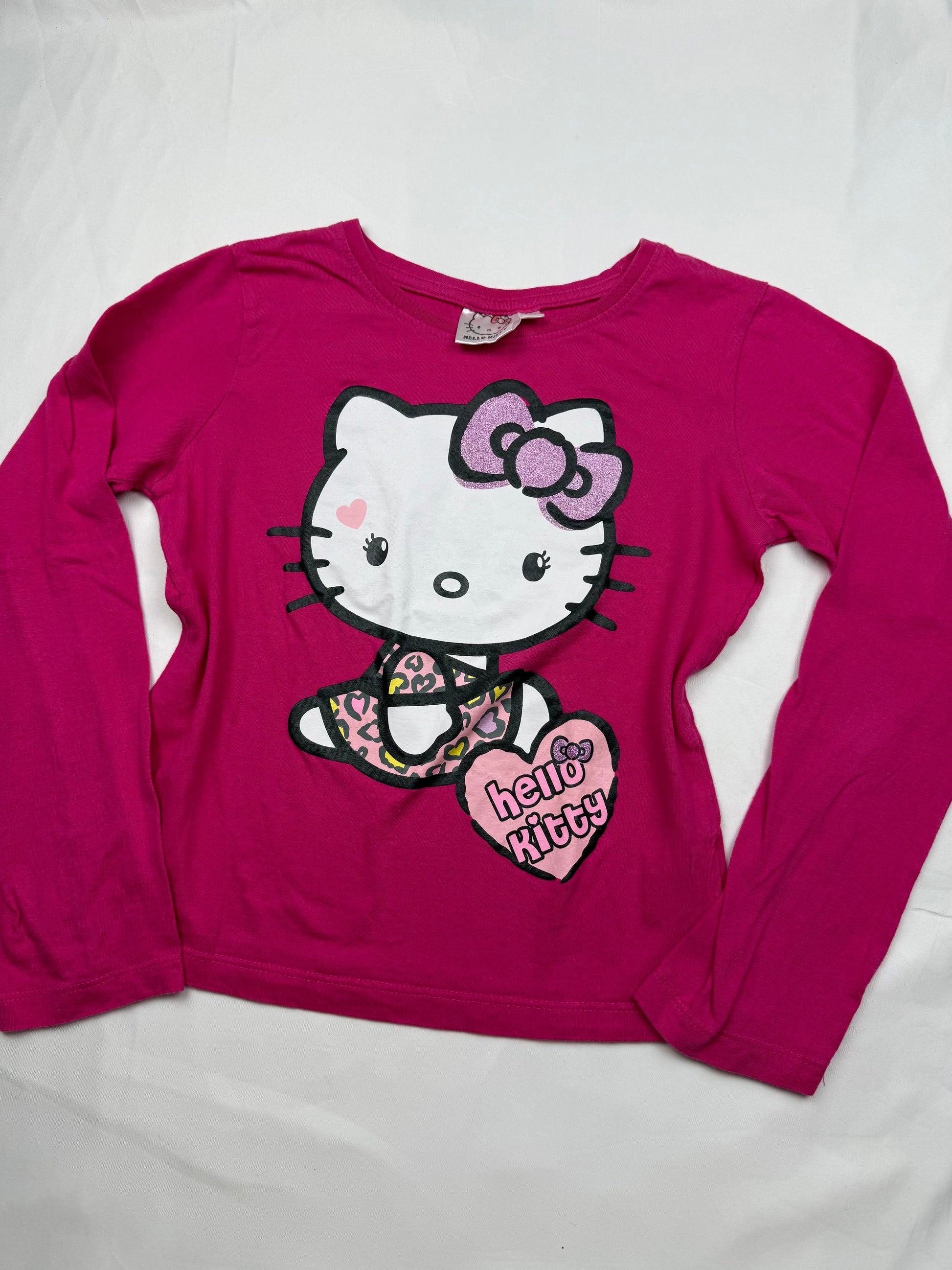 Pink hello kitty long sleeves top (XS)