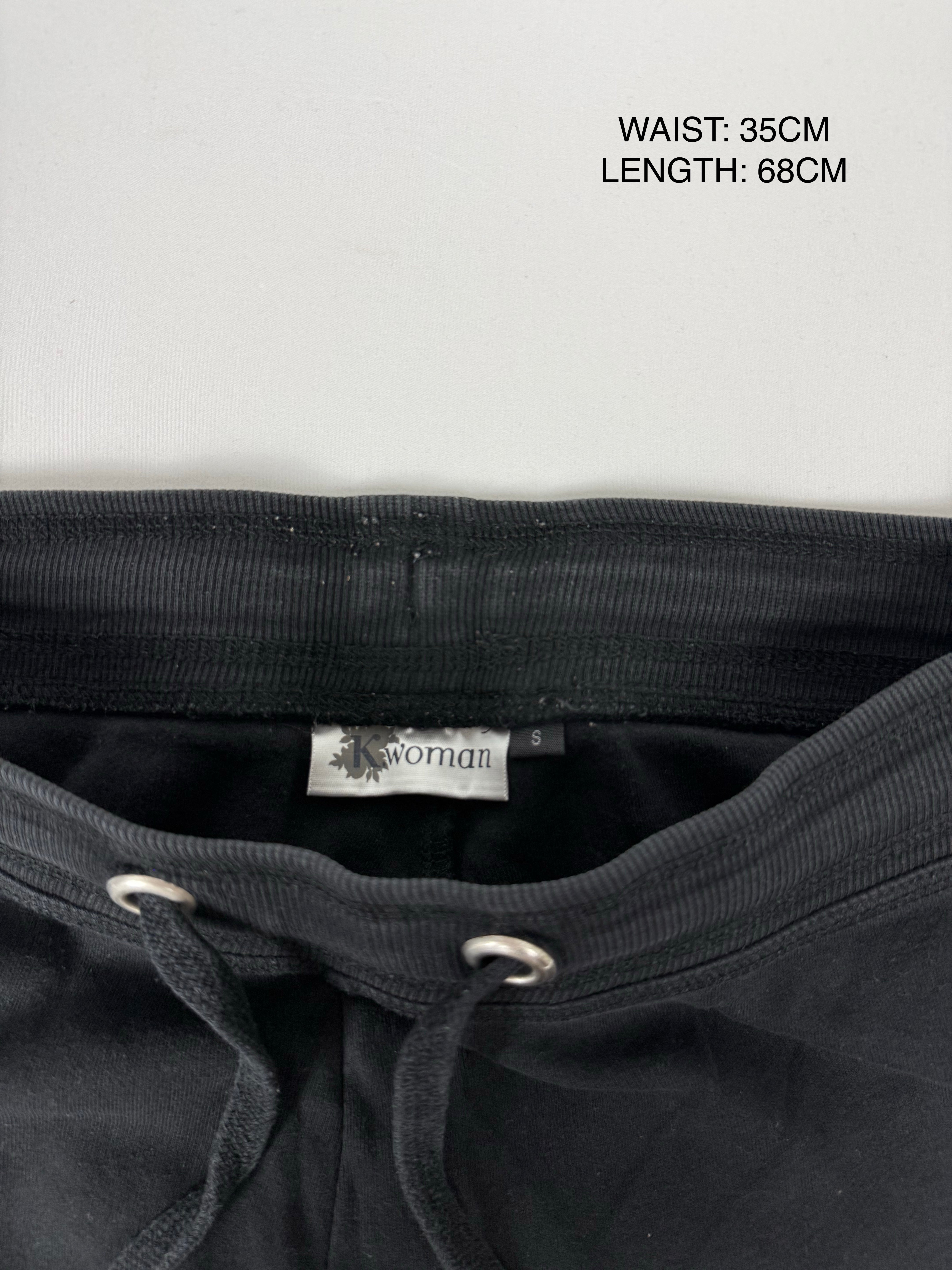 Black activewear capri pants (S)
